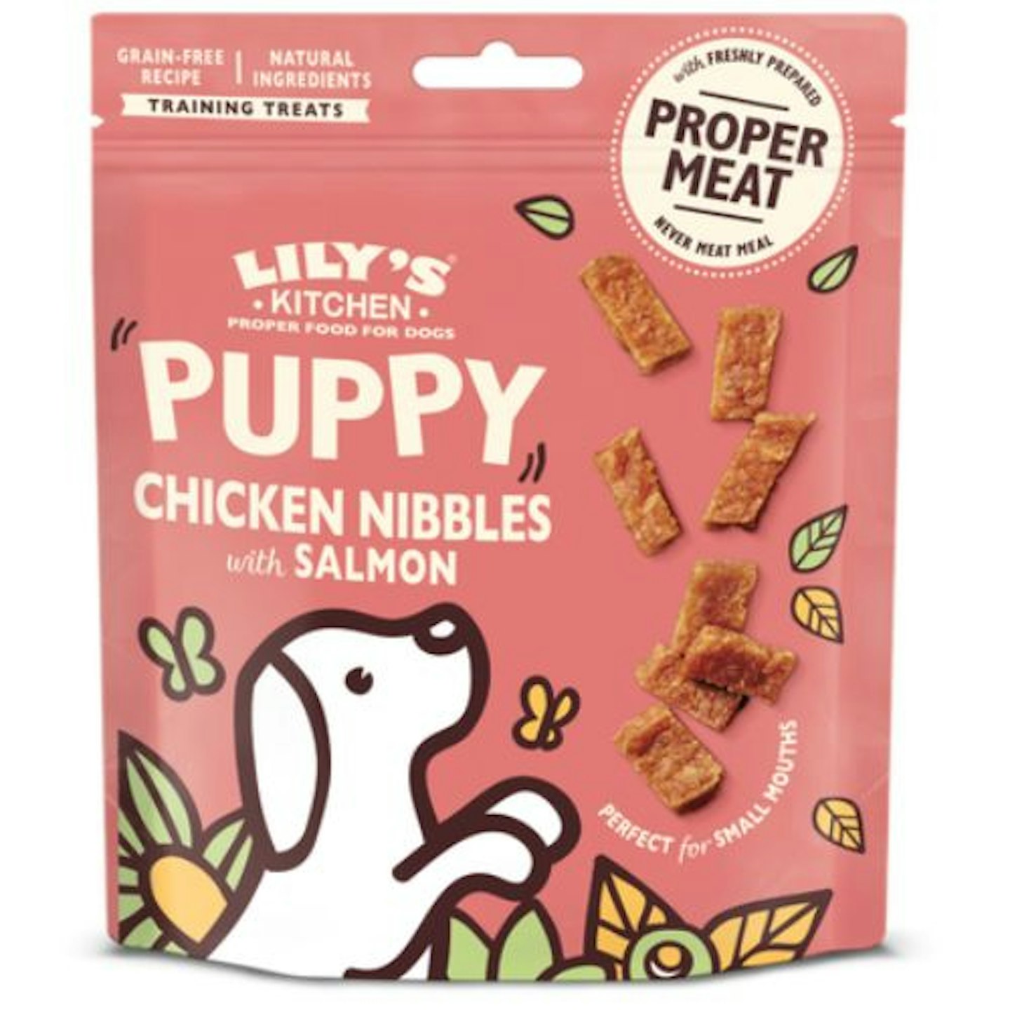 Lily's Kitchen Chicken Nibbles with Salmon Puppy Treats