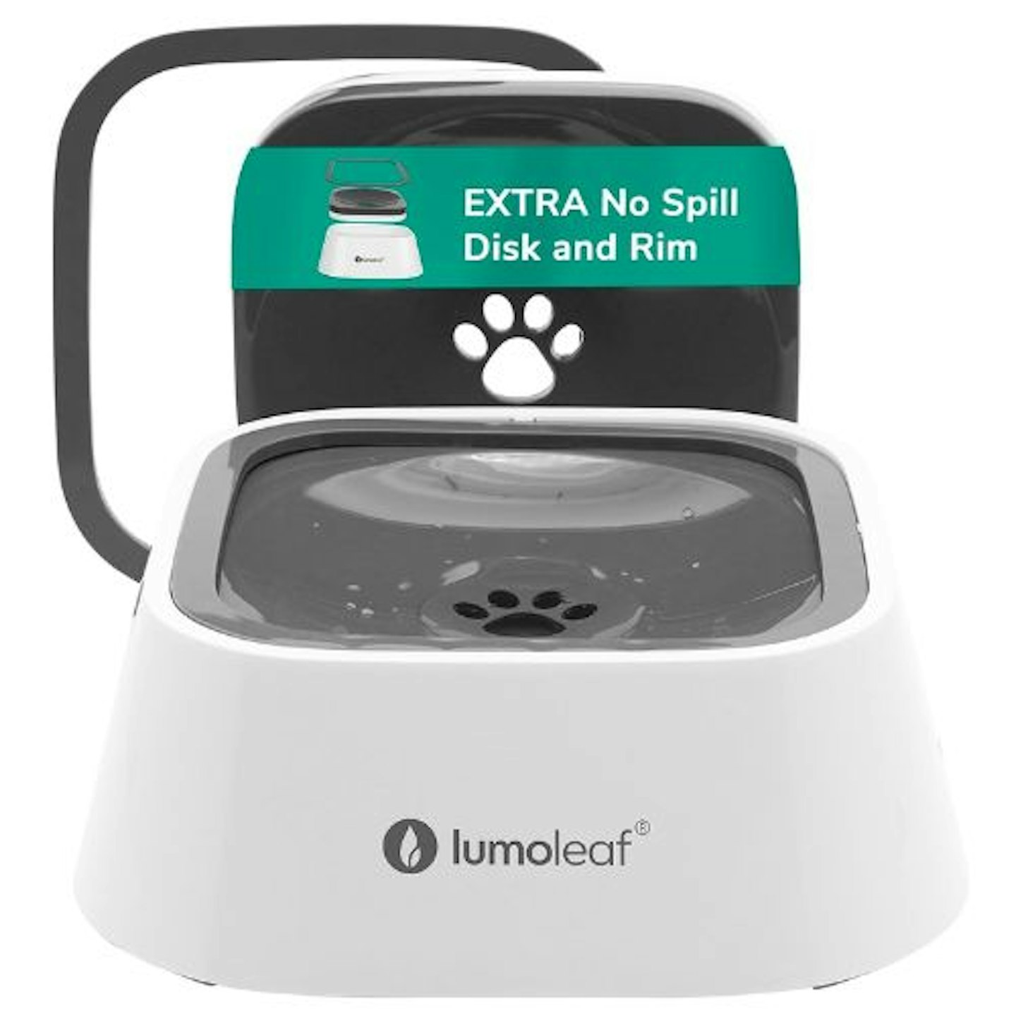 LumoLeaf Non-Spill Dog Water Bowl