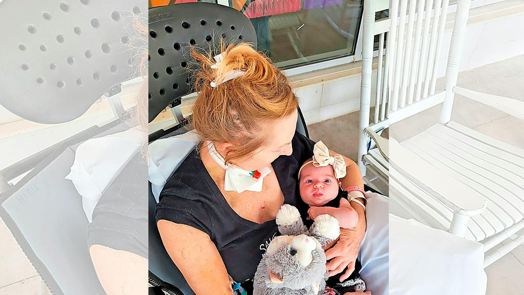 Mum nearly died as I went into labour