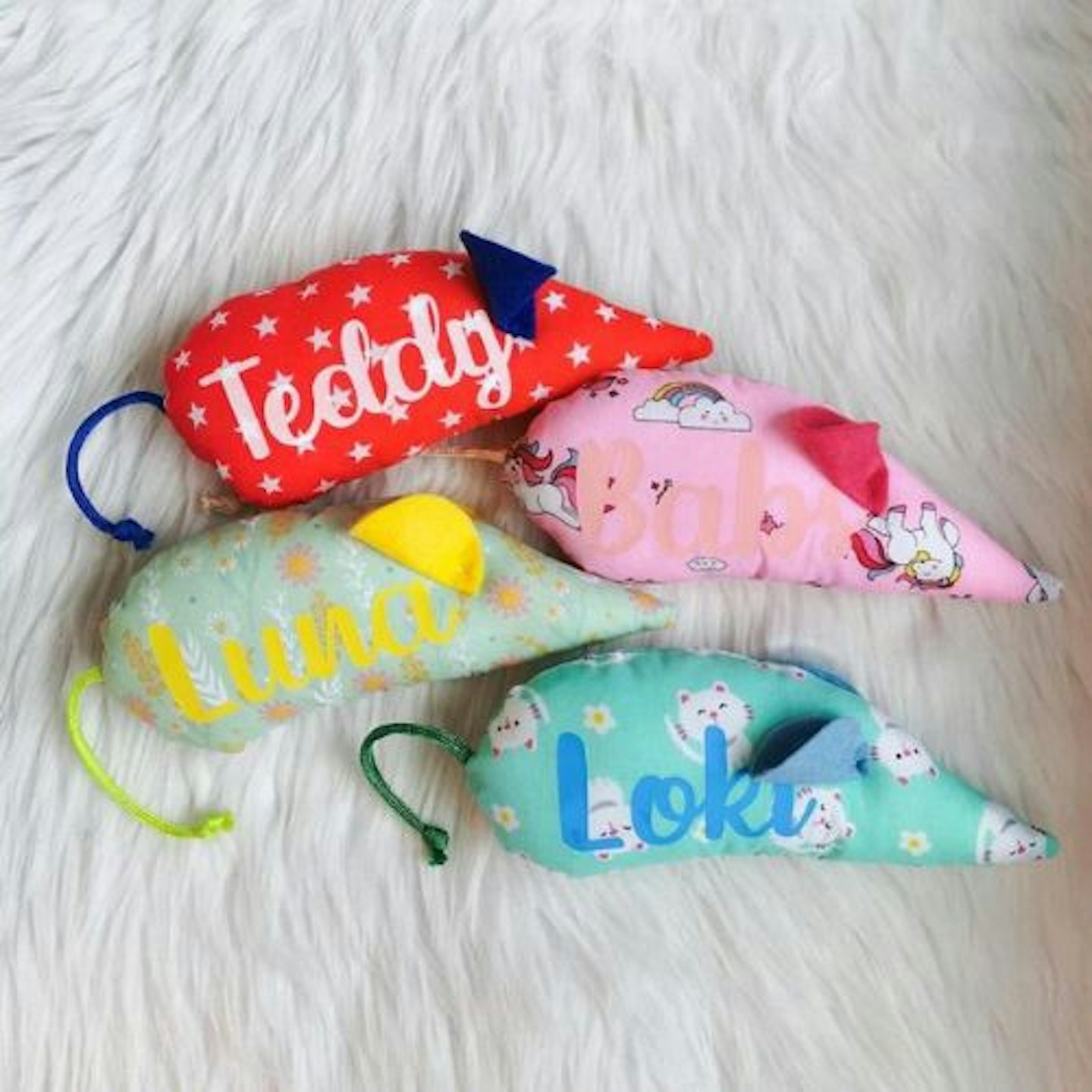 Personalised Catnip Mouse Cat Toy