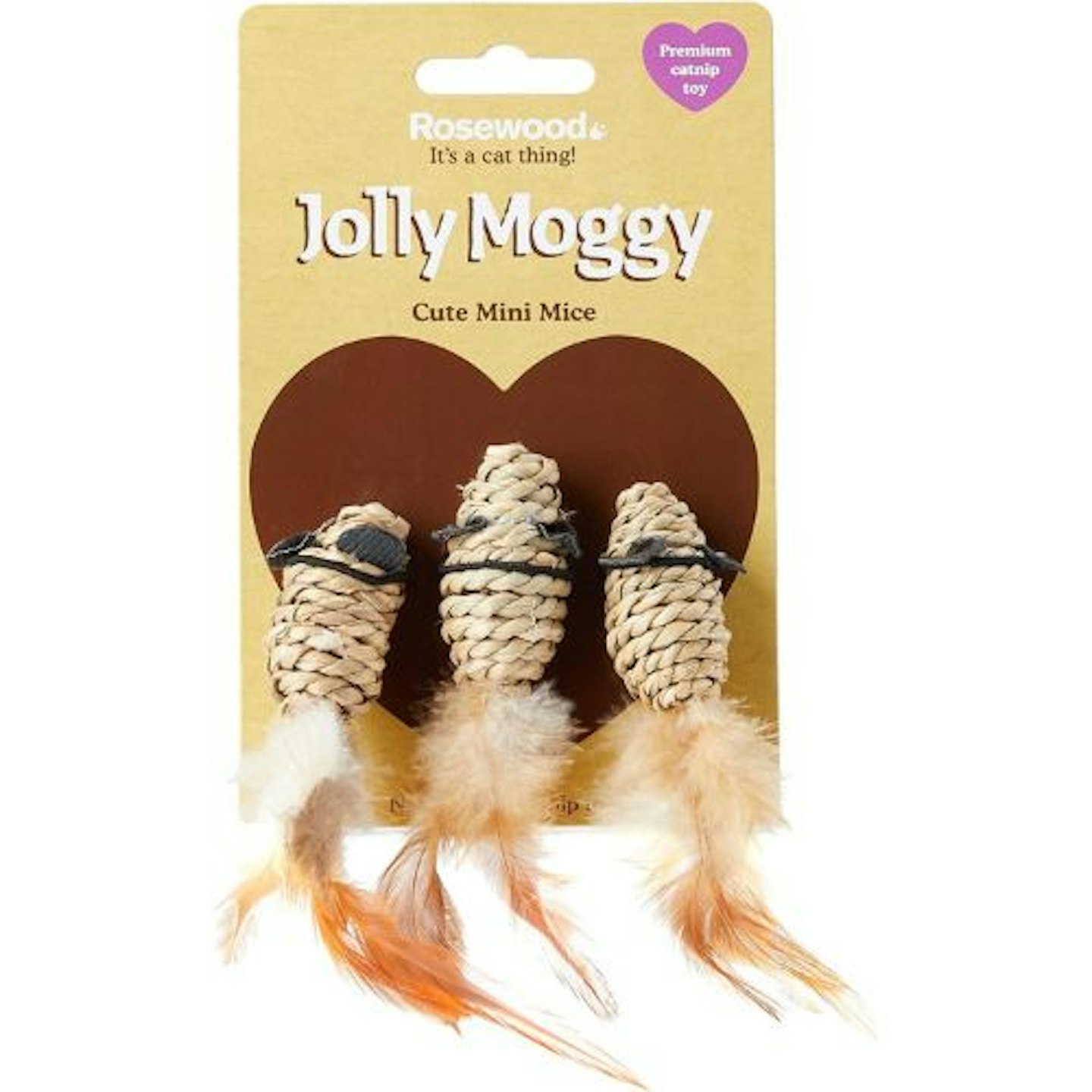 Rosewood Jolly Moggy Wild Catnip Toy
