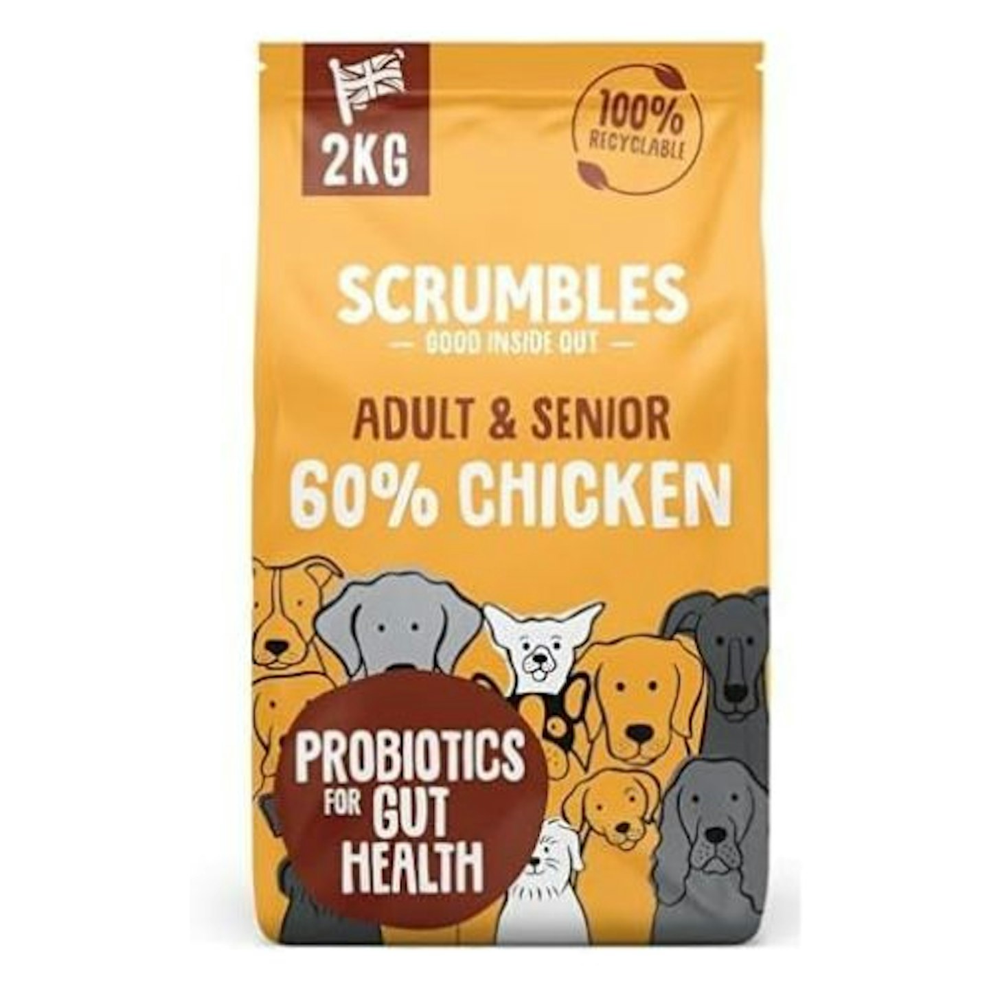 Scrumbles Dry Dog Food with Fresh Chicken