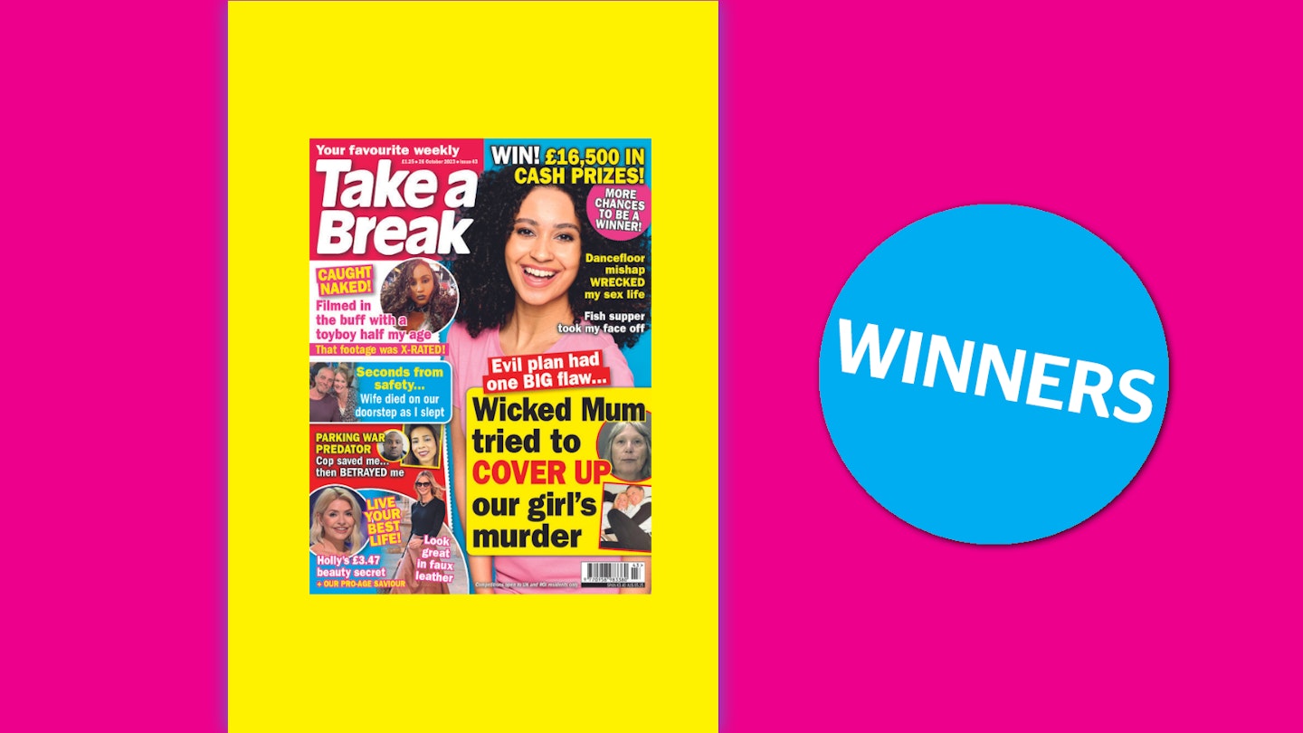 Take a Break Issue 43 Winners