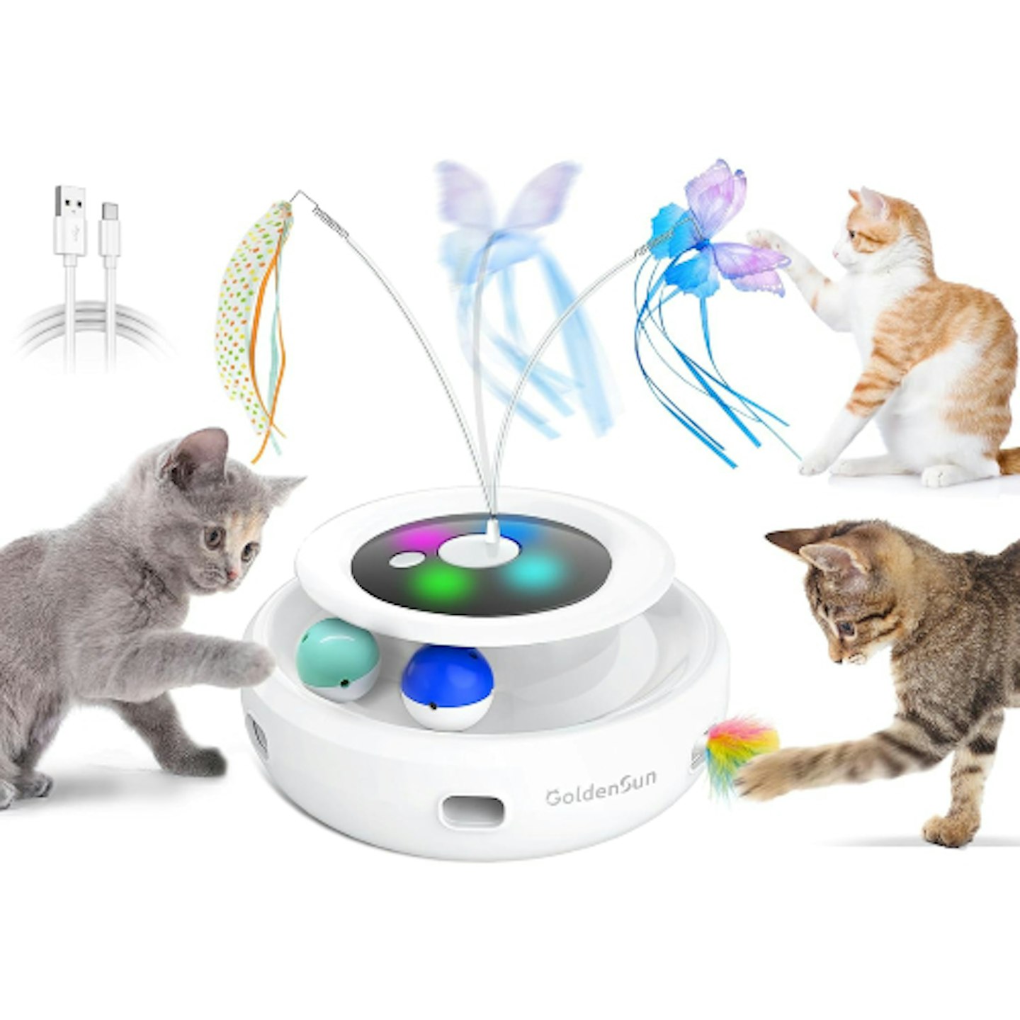 Interactive cat toy