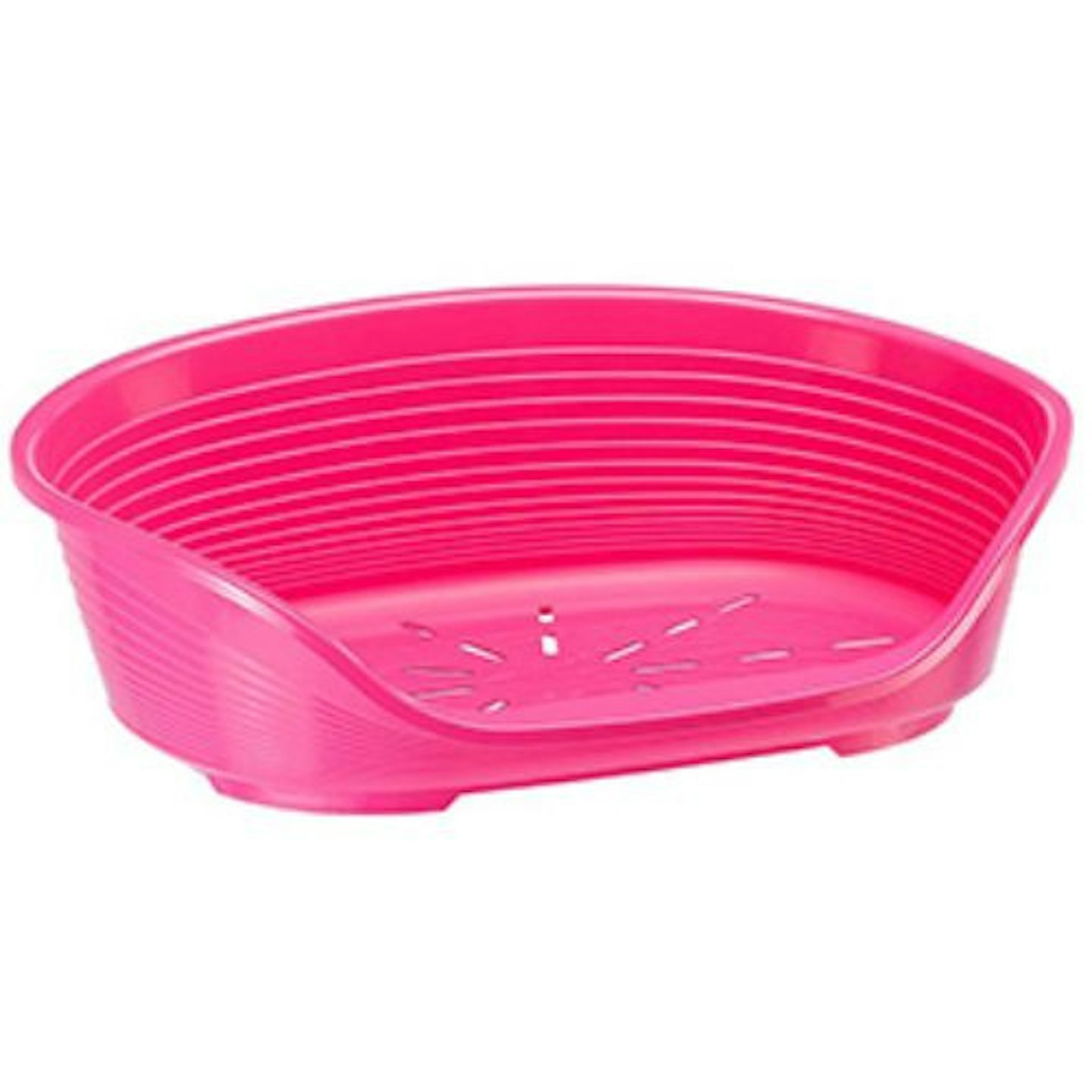 Ferplast Siesta Deluxe Hard Plastic Pet Bed Pink