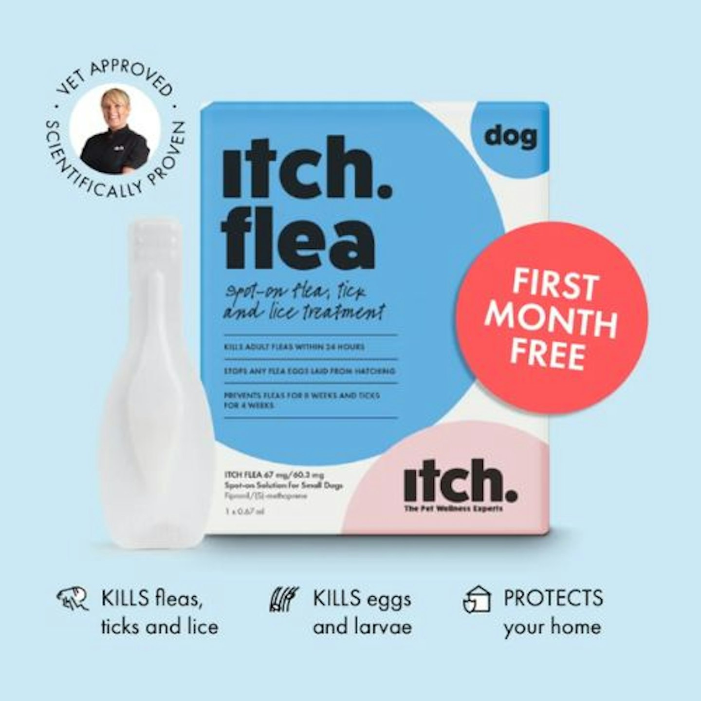 Itch Spot-on Flea, Tick & Lice Treatment