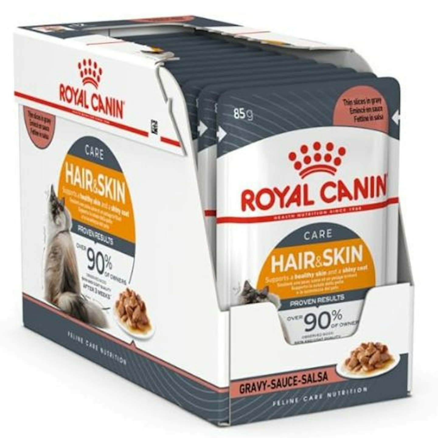 Royal Canin Intense Beauty Care in Gravy Adult Wet Cat Food 85g