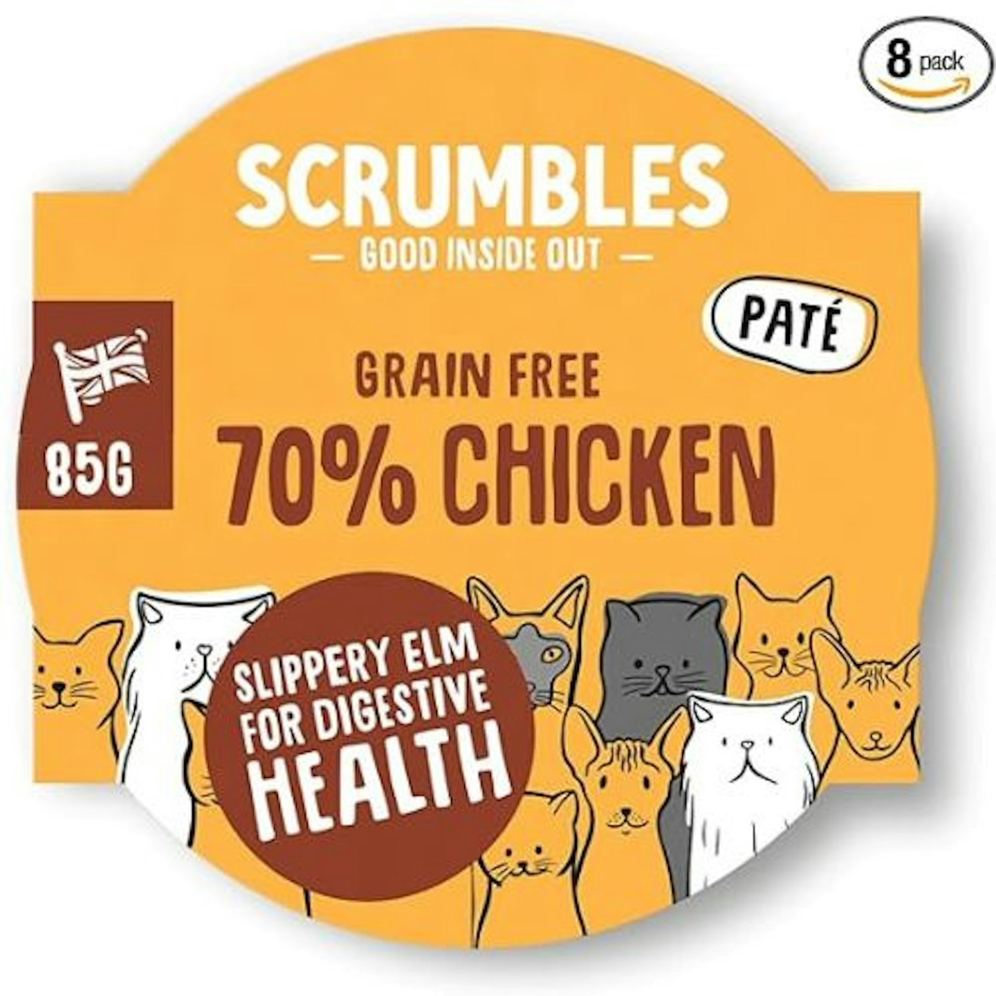 Scrumbles Grain Free 70% Chicken Wet Cat Food