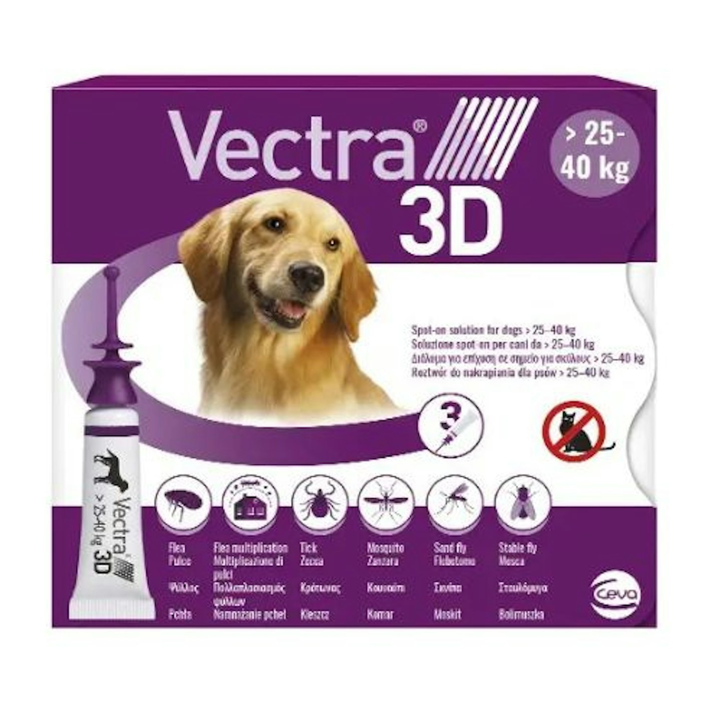 Vextra 3D Spot-On Flea and Tick Treatment