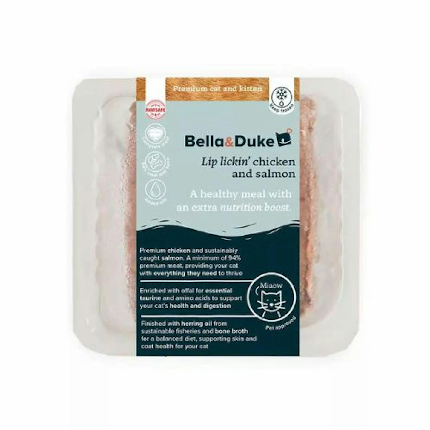 Bella & Duke Lip Lickin’ Chicken & Salmon with Lamb
