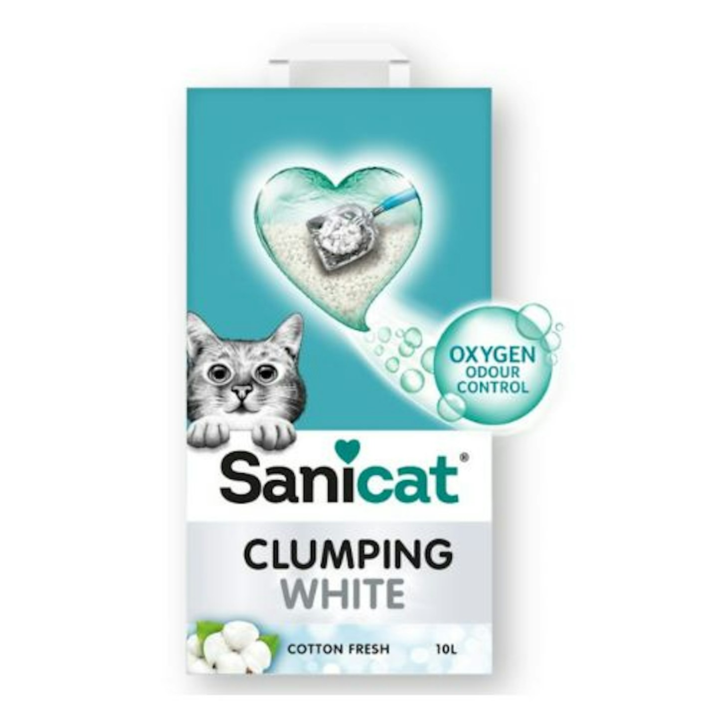 Clumping White Cotton Fresh Cat Litter