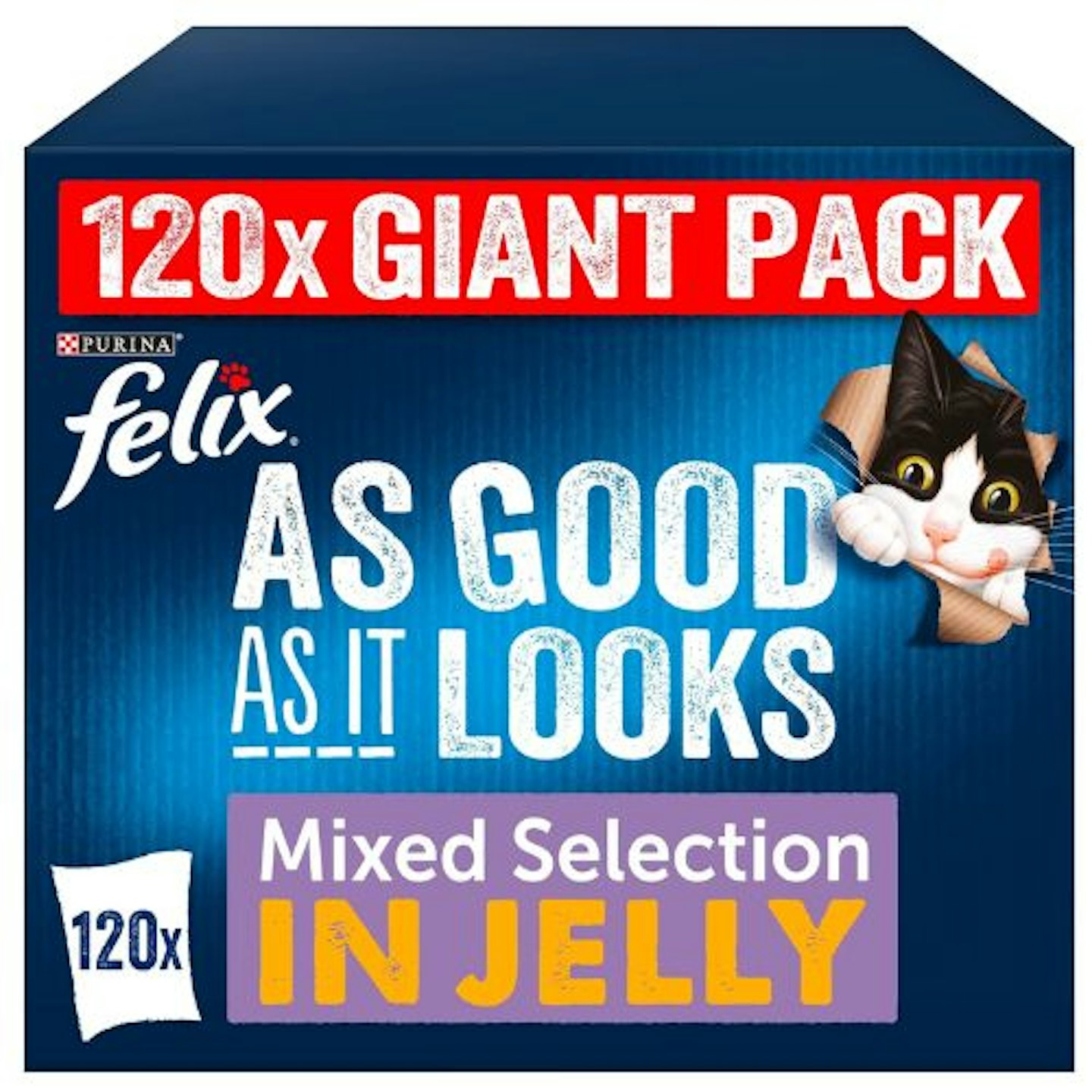 Felix Wet Cat Food in Jelly Mixed Selection
