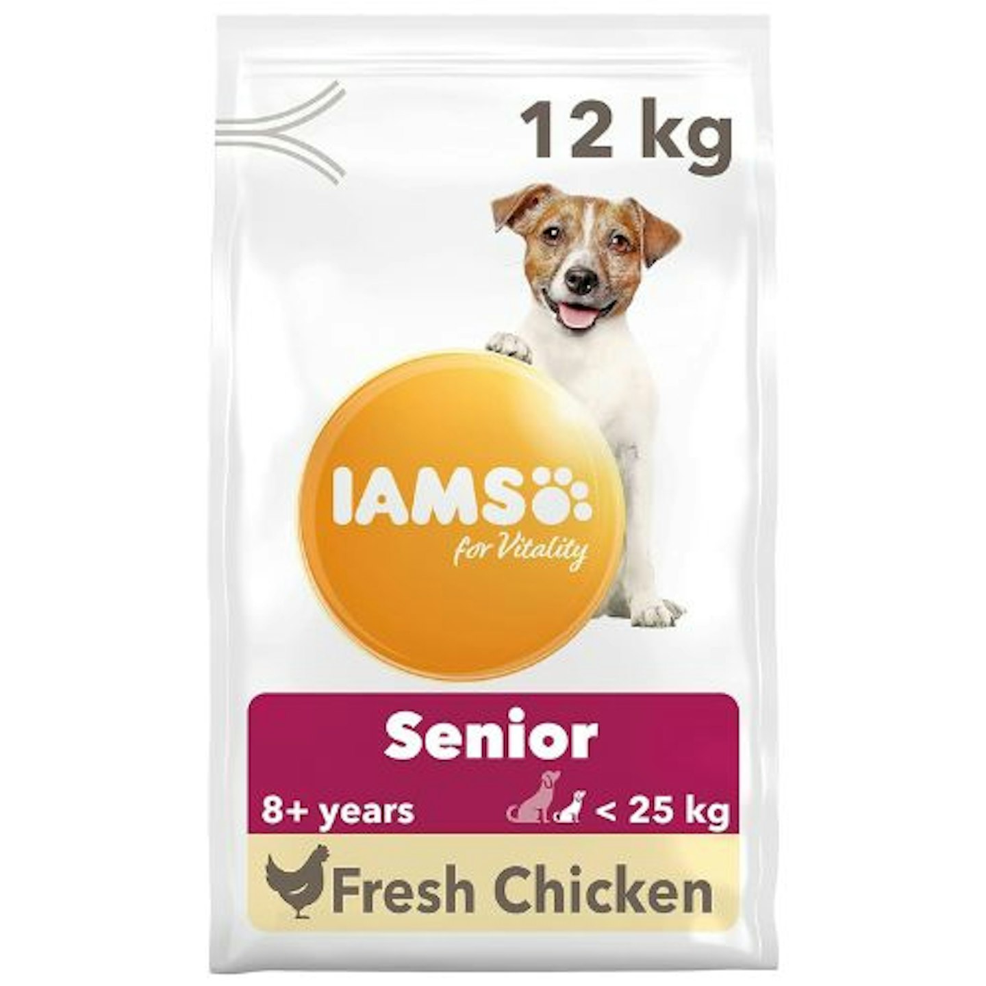 Iams for Vitality Small and Medium Breed Dry Senior Dog Food Fresh Chicken