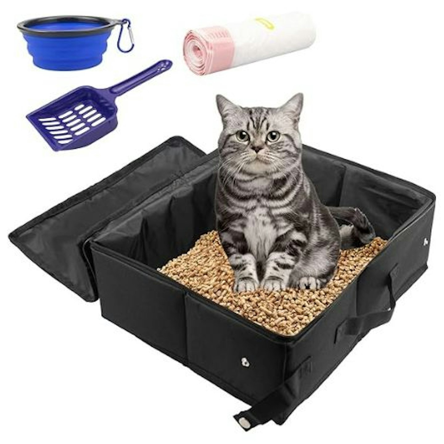 INUAN Travel Cat Litter Box