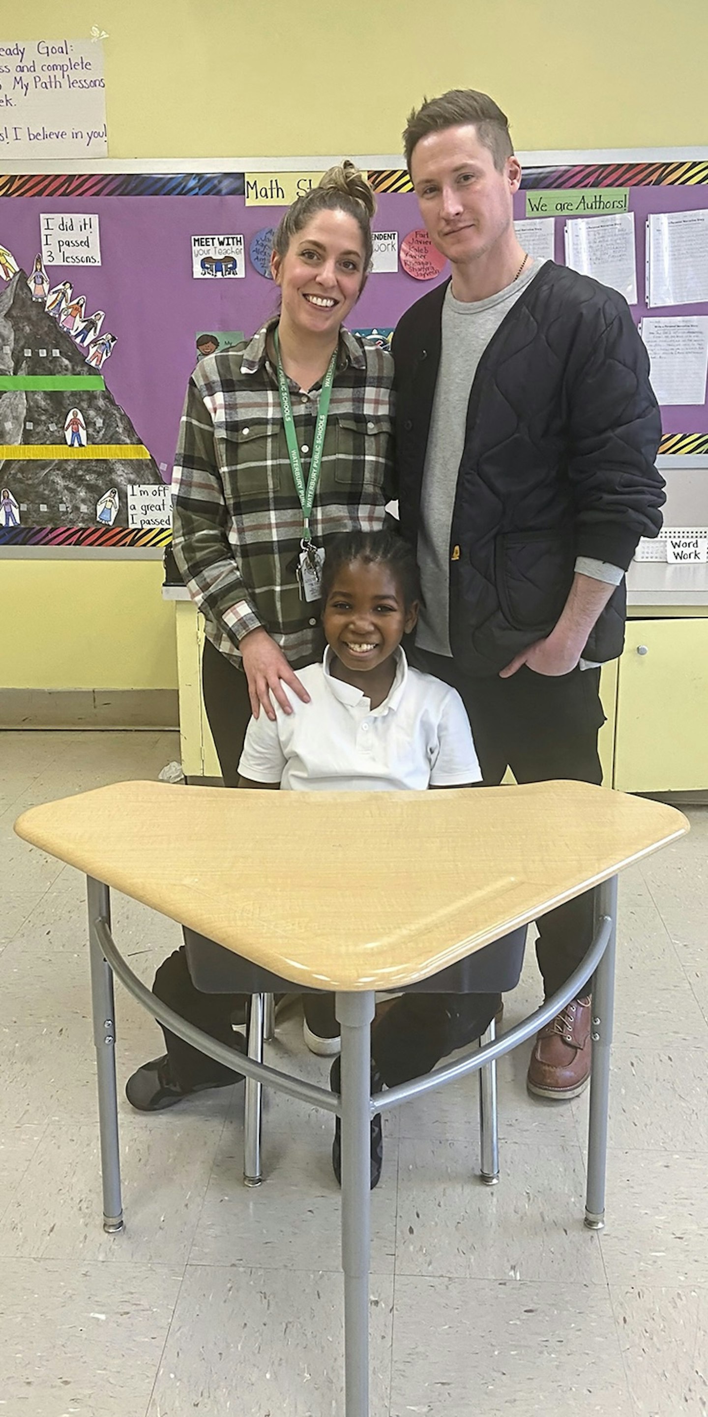 teacher couple adopt pupil