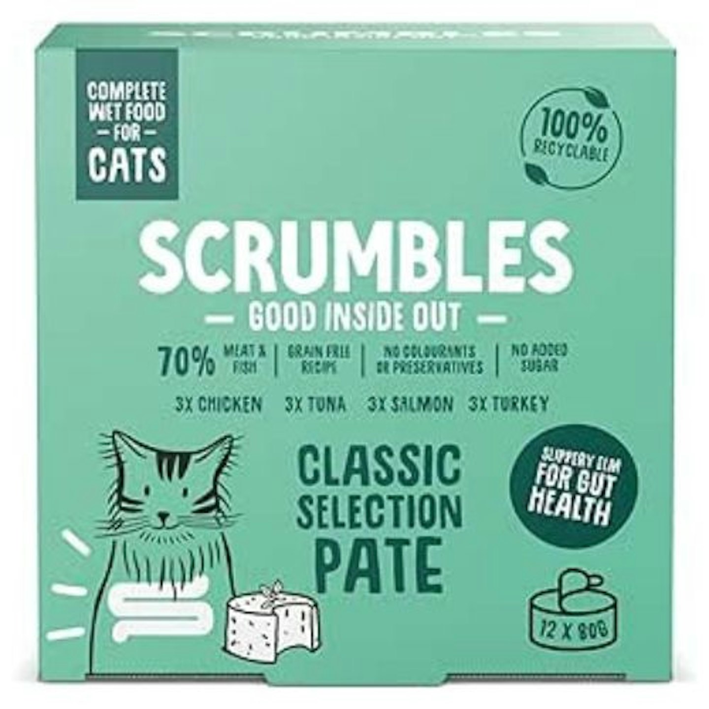 Scrumbles Natural Wet Cat Food, Pate Selection