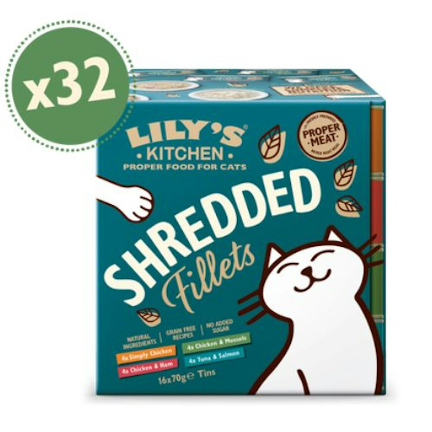 Shredded Fillets 32 x 70g Multipack