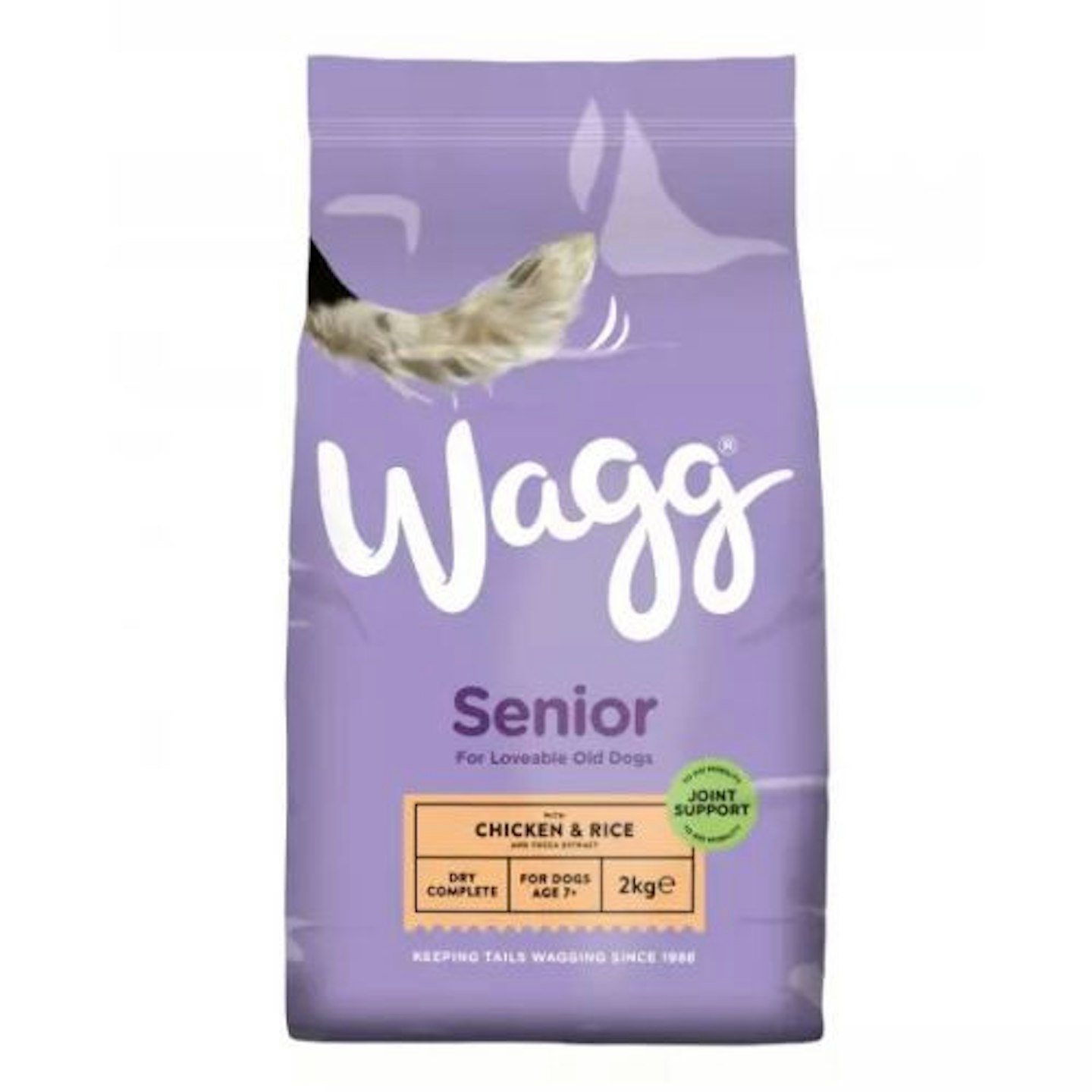 Wagg Complete Senior Chicken and Rice Dry Dog Food
