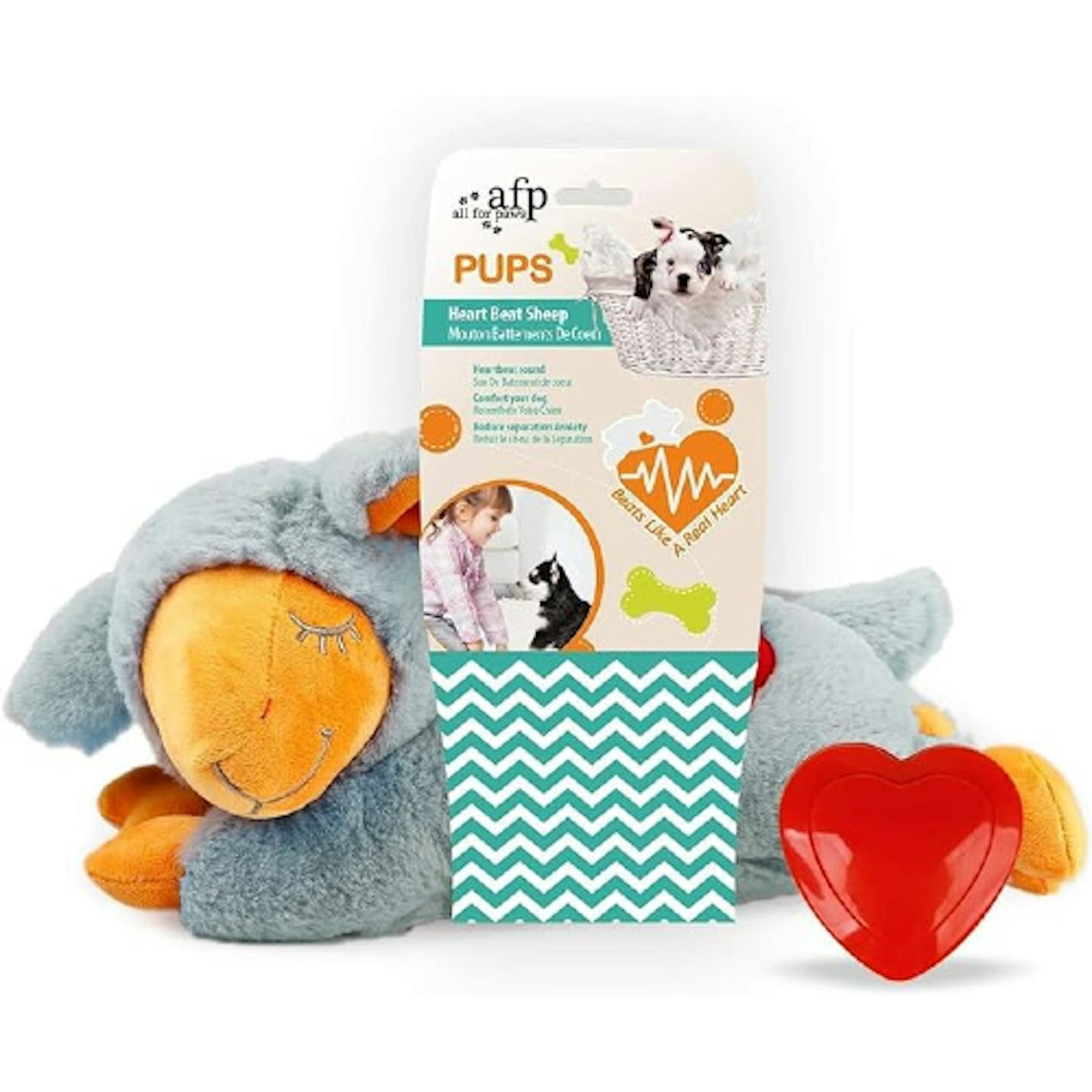 ALL FOR PAWS heartbeat toy 