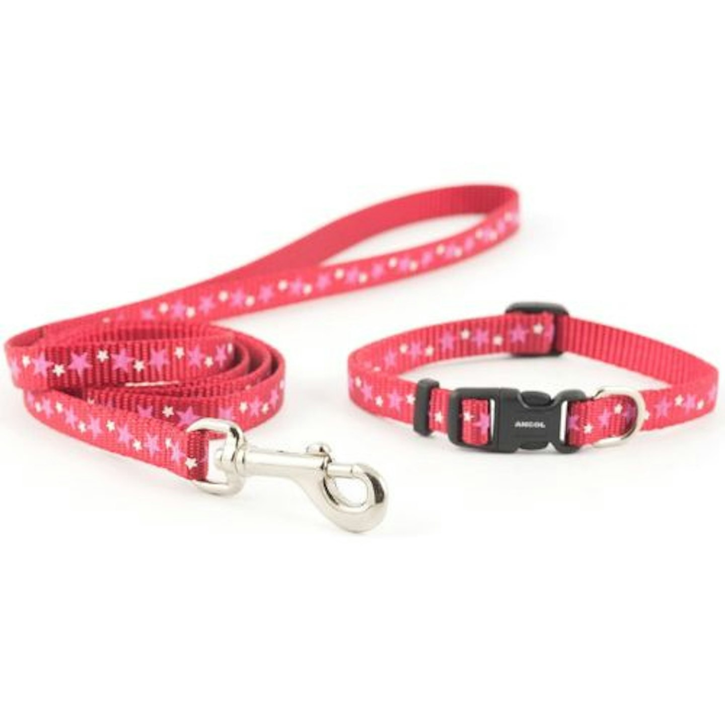 Ancol Small Bite Stars Collar and Lead Set