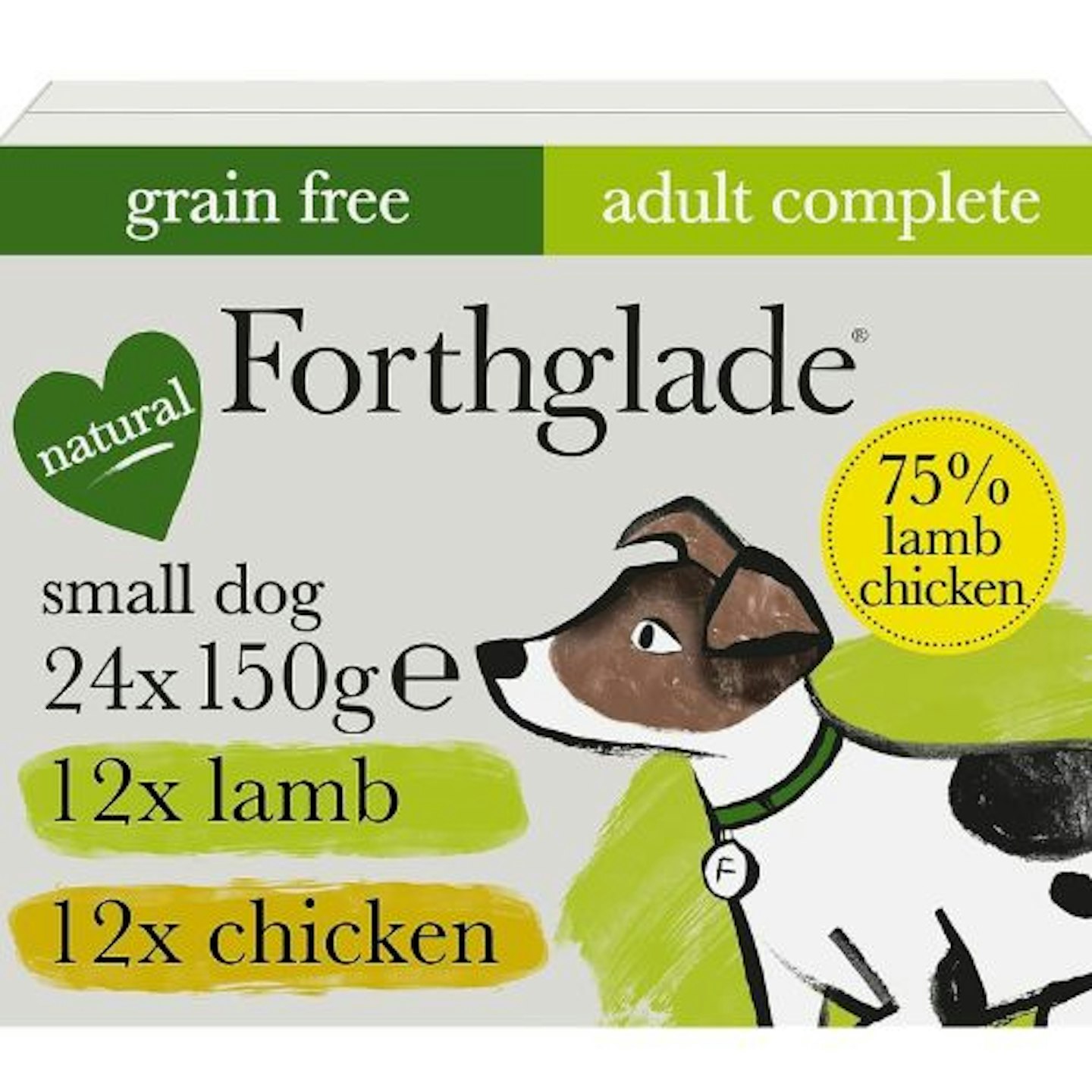 Forthglade Chicken & Lamb Natural Wet Dog Food Variety Pack for Small Dogs