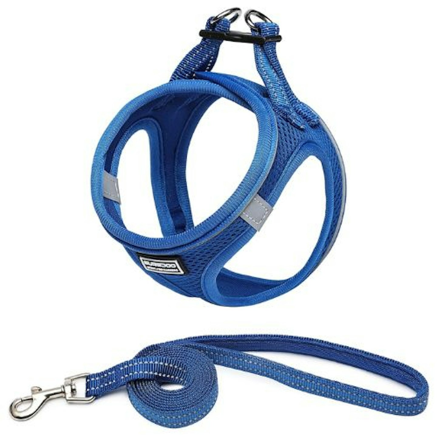 Suredoo Pet Reflective Soft Mesh Dog Harness and Leash Set