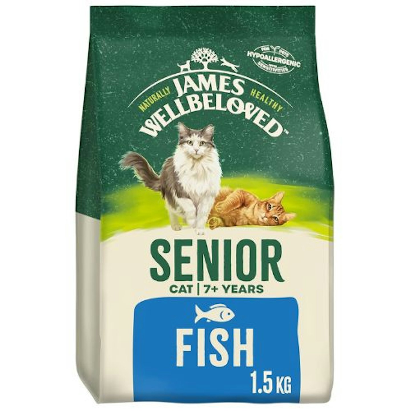 James Wellbeloved, Dry Senior Cat Food Fish