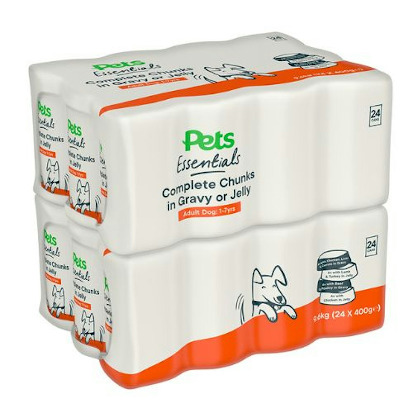 Pets at Home Adult Chunks Mixed Variety Dog Food Tins