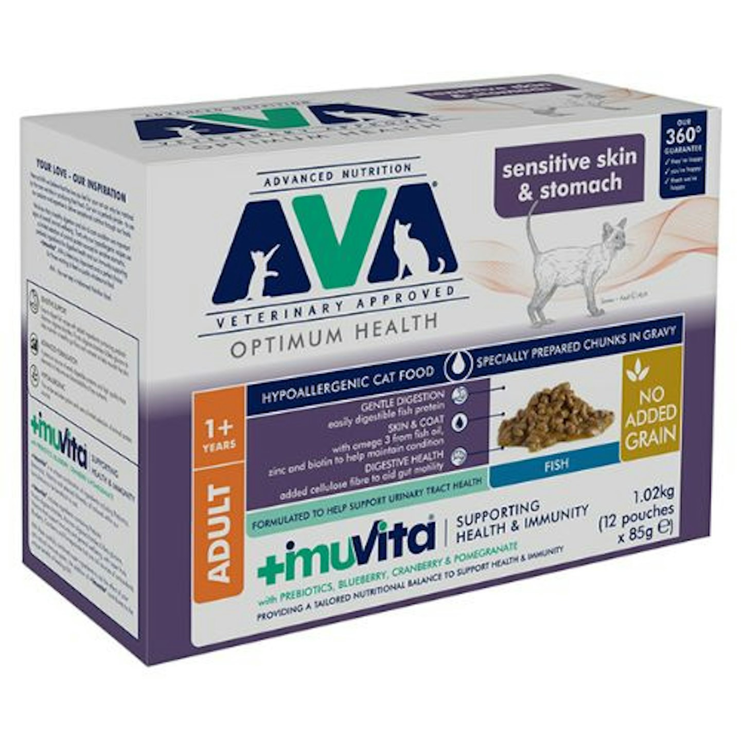 AVA Sensitive Fish Wet Adult Cat Food