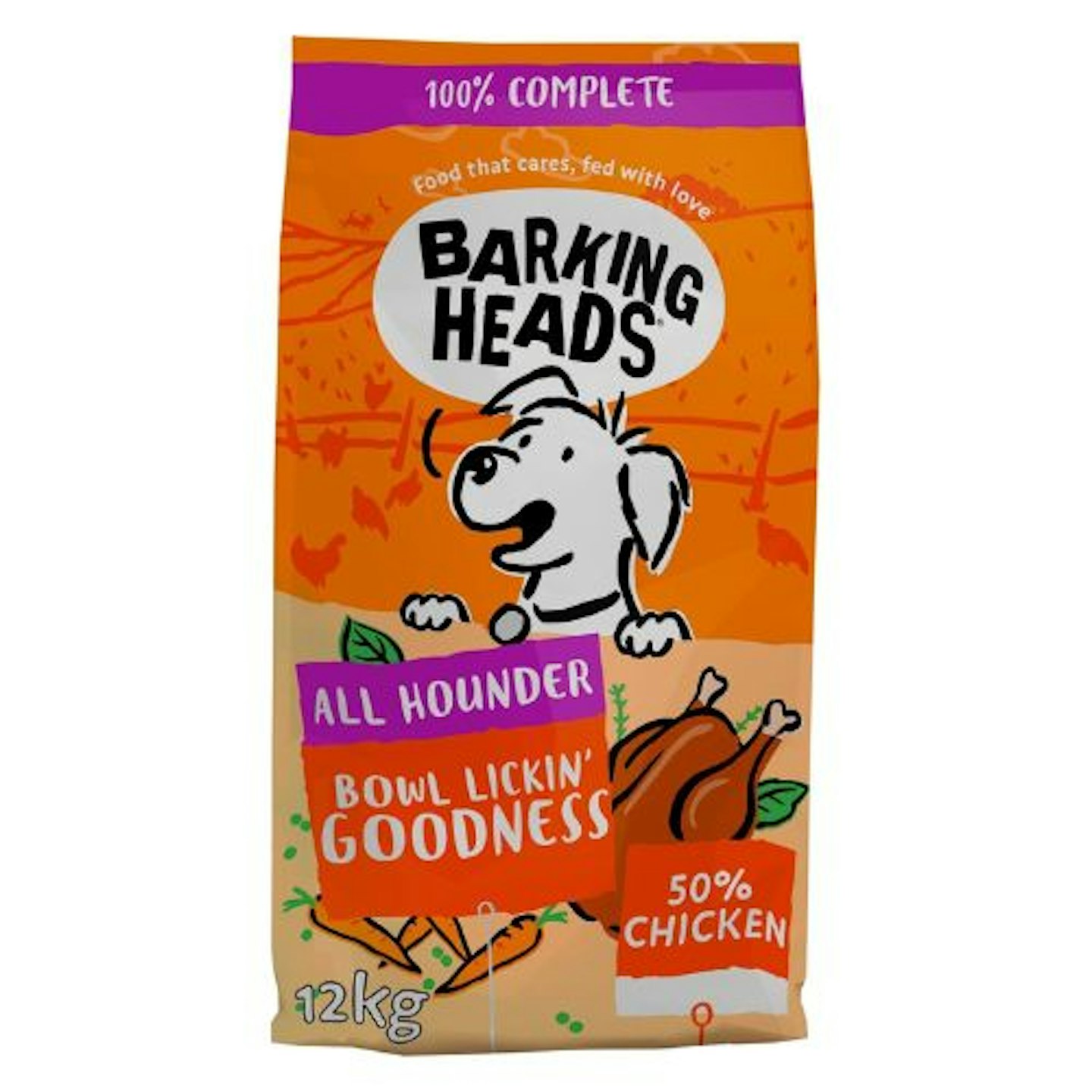 Barking Heads Complete Chicken Dry Dog Food 12kg