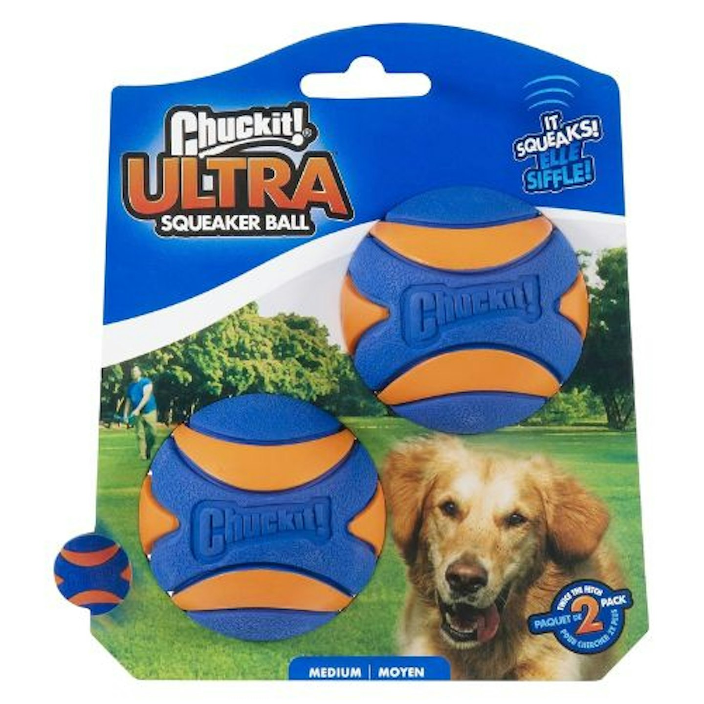  ChuckIt! Ultra Squeaker Ball Dog Toy,