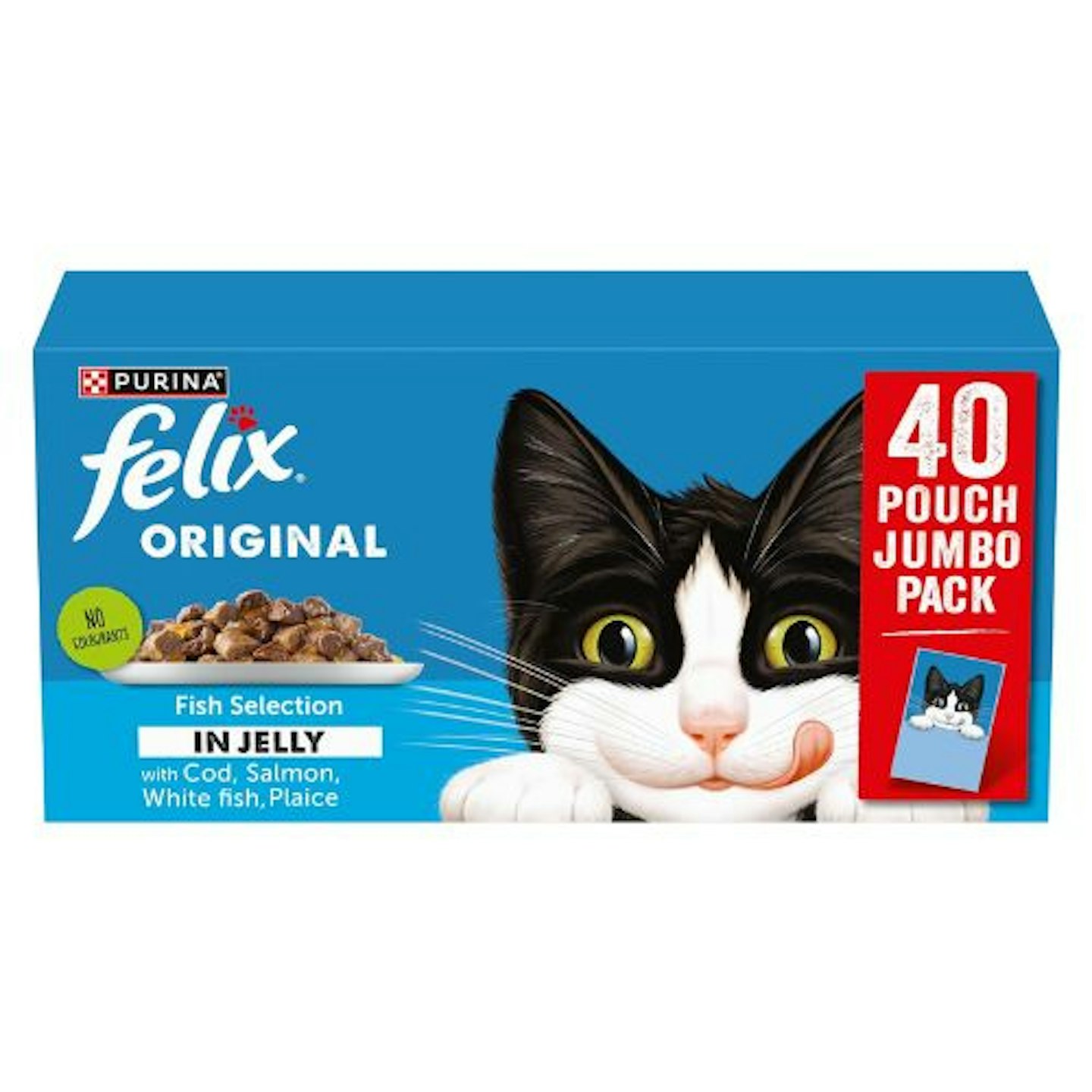 FELIX Original Mixed Selection in Jelly Wet Cat Food 40 x 85g