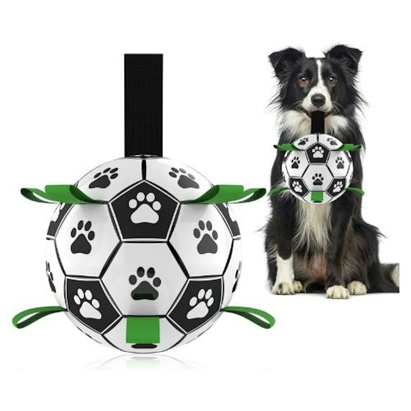 Interactive Dog Football Toys with Grab Tabs