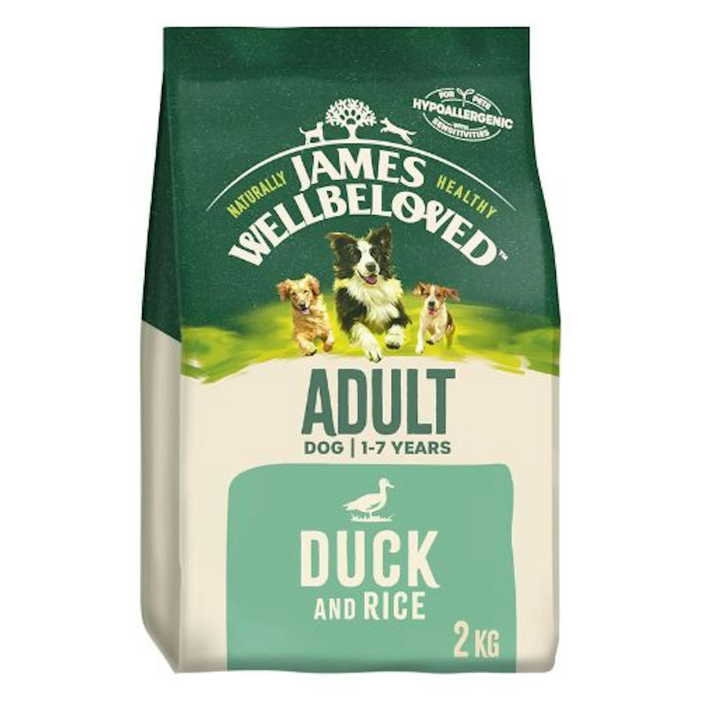 James Wellbeloved Adult Duck & Rice 2 kg