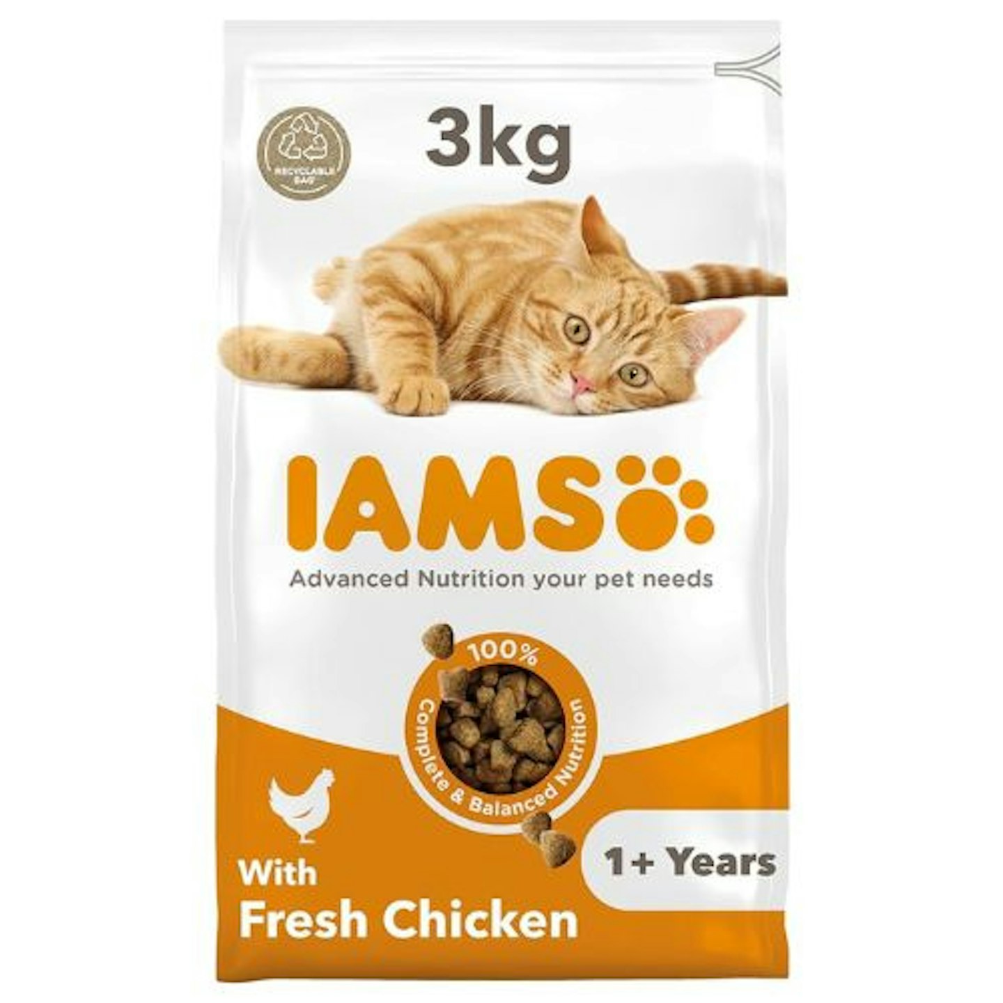 IAMS For Vitality Dry Cat Food With Chicken