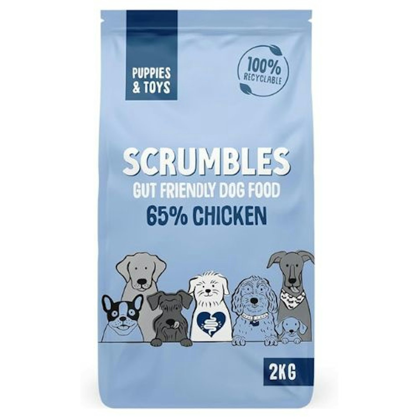 Scrumbles Natural Gluten-Free Dog Dry Food 2kg