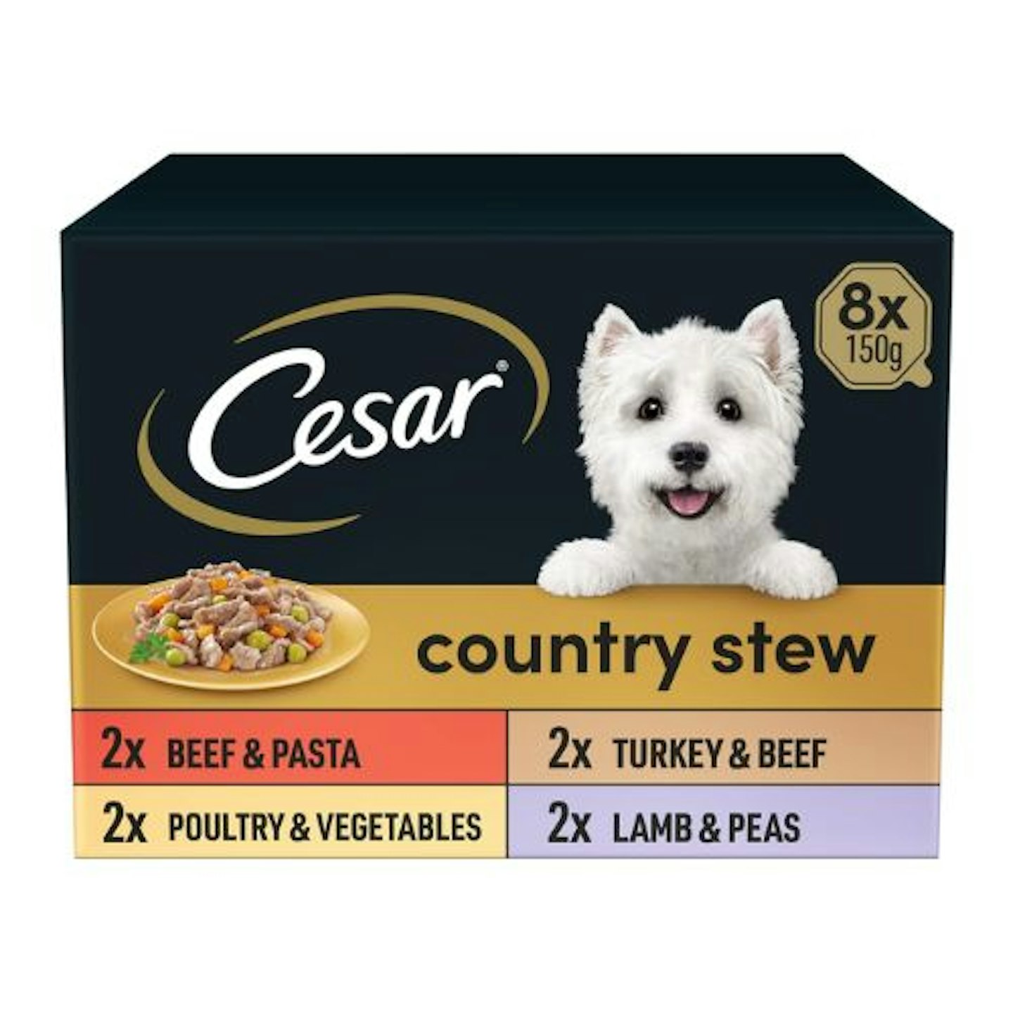 Cesar Country Stew Adult Wet Dog Food 24 x 150g