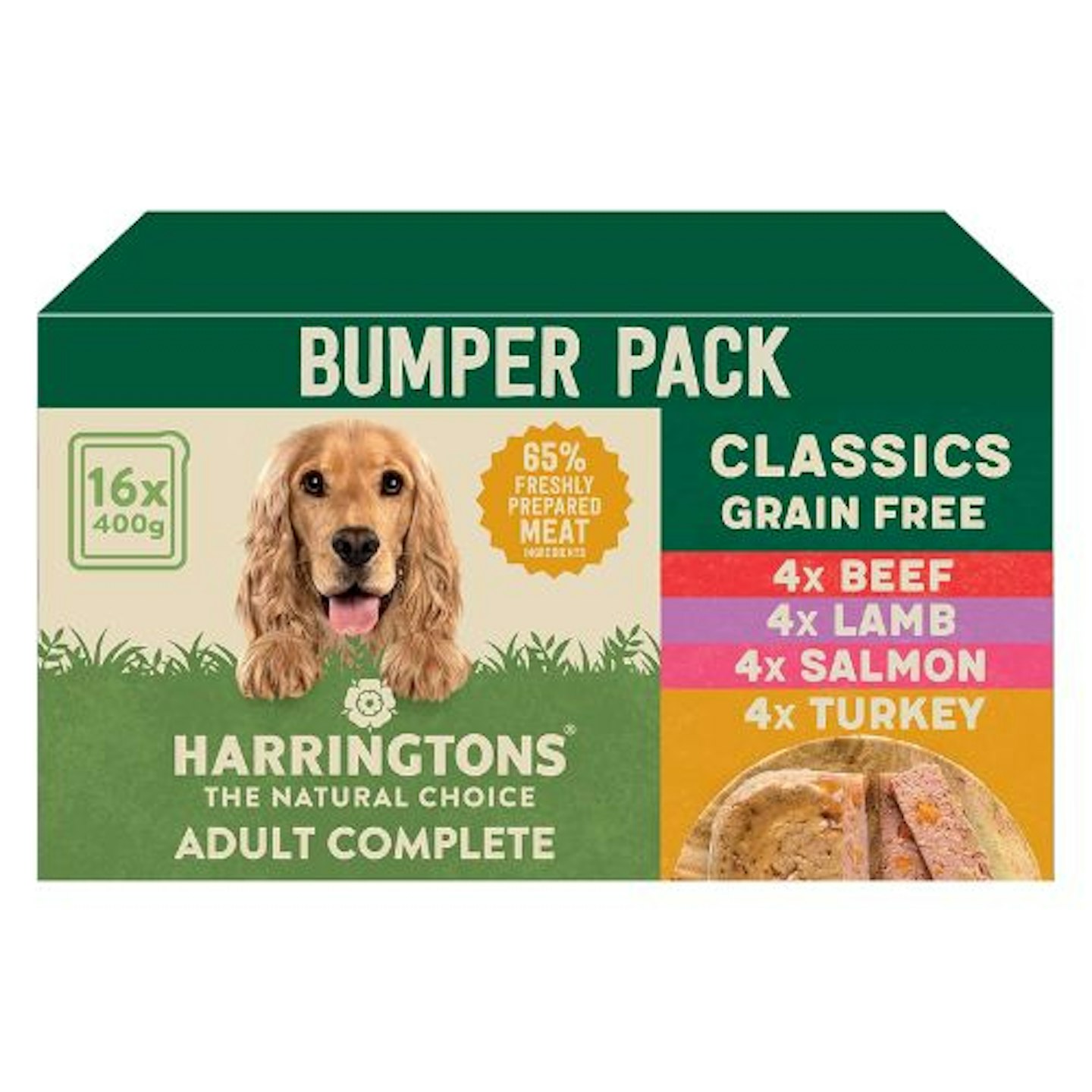 Harringtons Complete Wet Tray Grain Free Hypoallergenic Adult Dog Food Classics