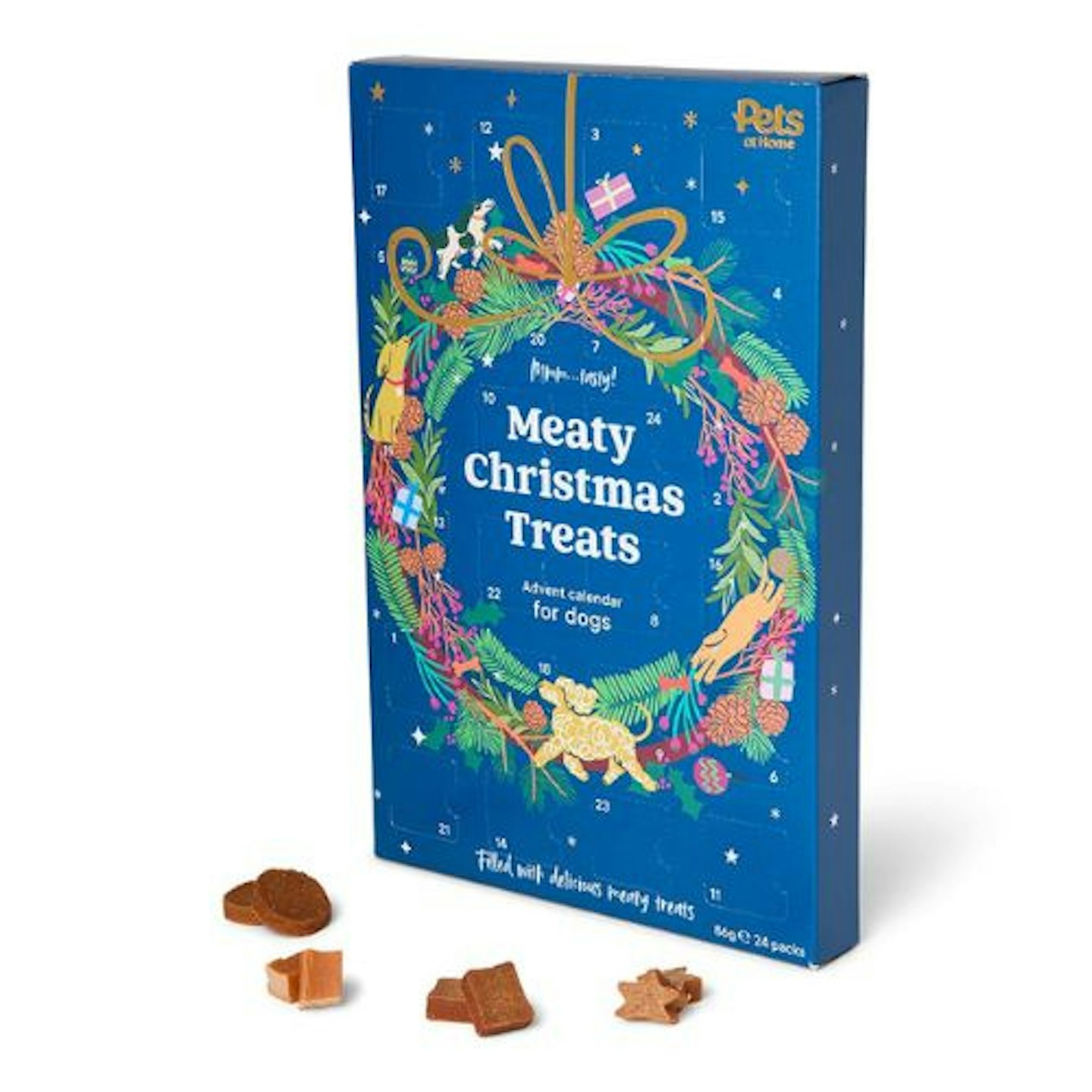 Pets at Home Christmas Advent Calendar Meaty Dog Treats