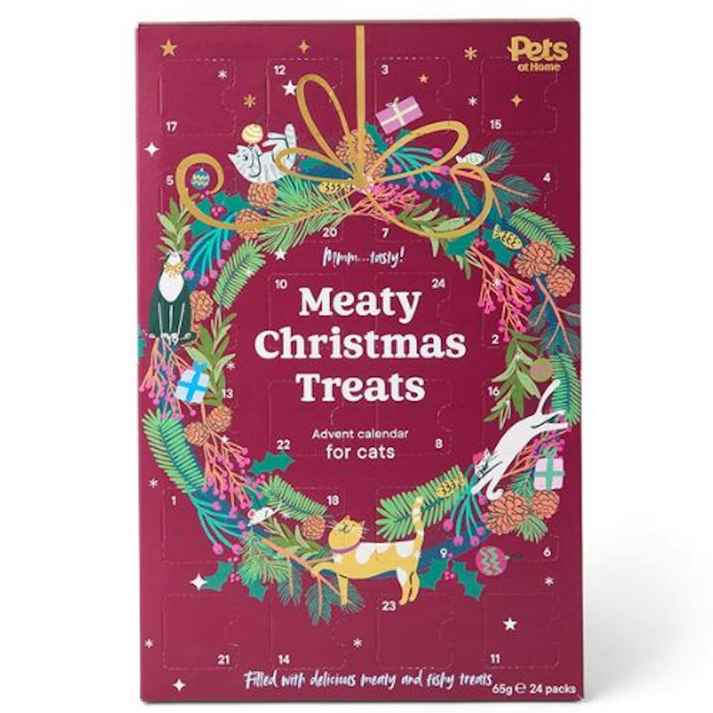 Pets at Home Christmas Meaty Treats Cat Advent Calendar