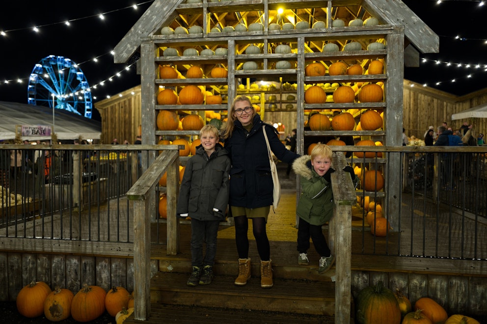 Family days out The farm where you can pick pumpkins under moonlight