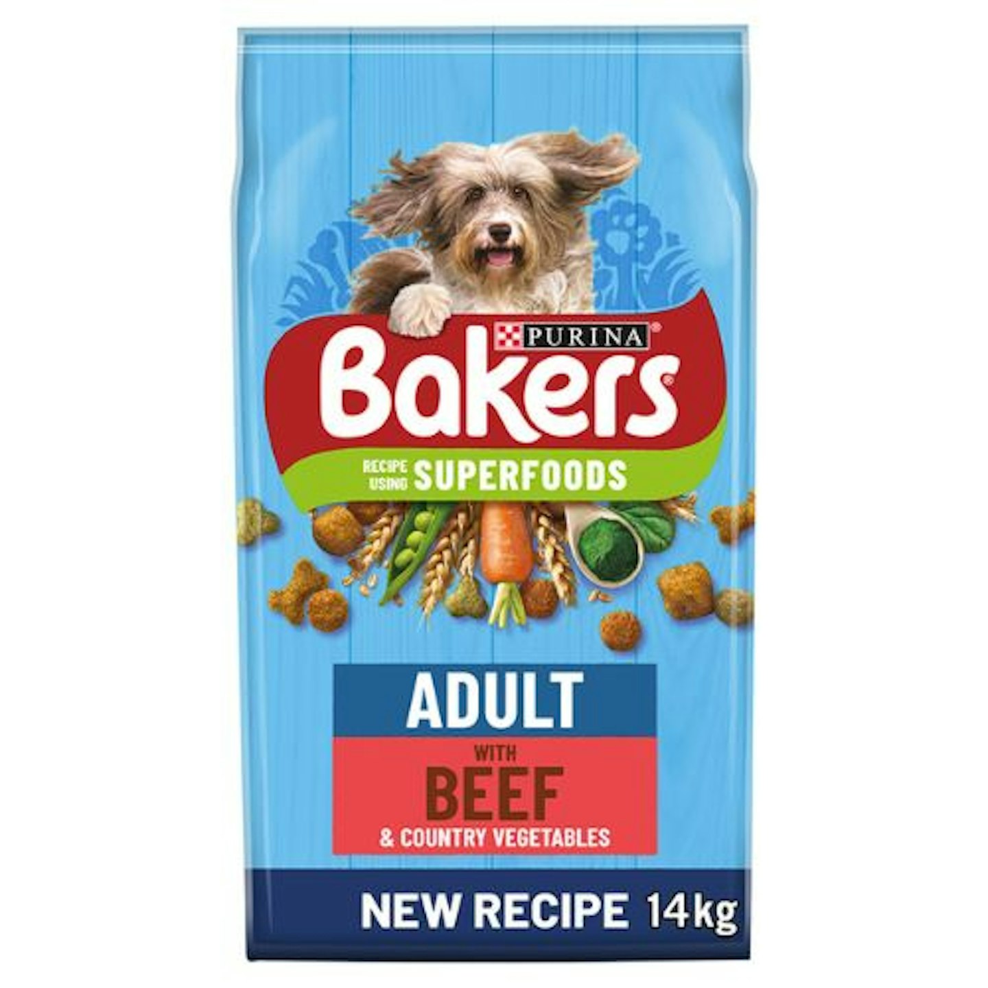 Bakers Adult Dry Dog Food Beef & Veg