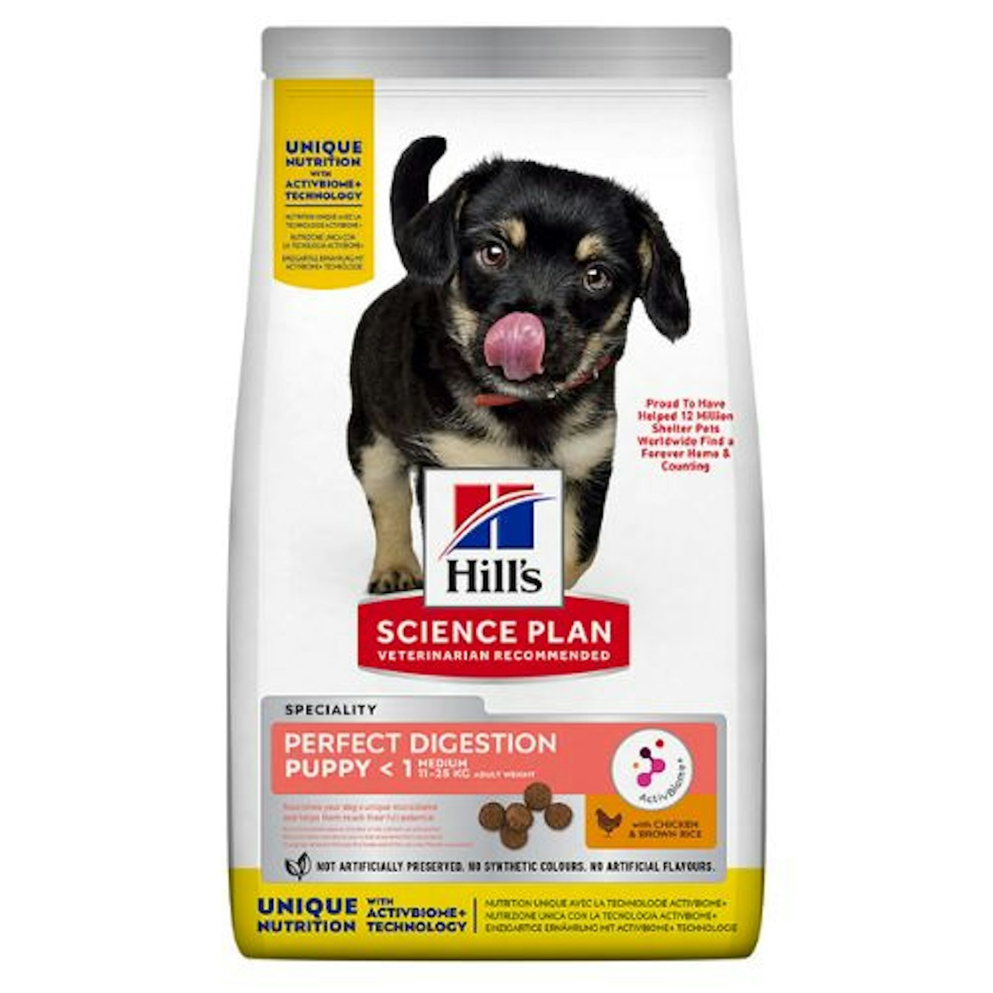 Hill's Science Plan Perfect Digestion Medium Breed Dry Puppy Food Chicken