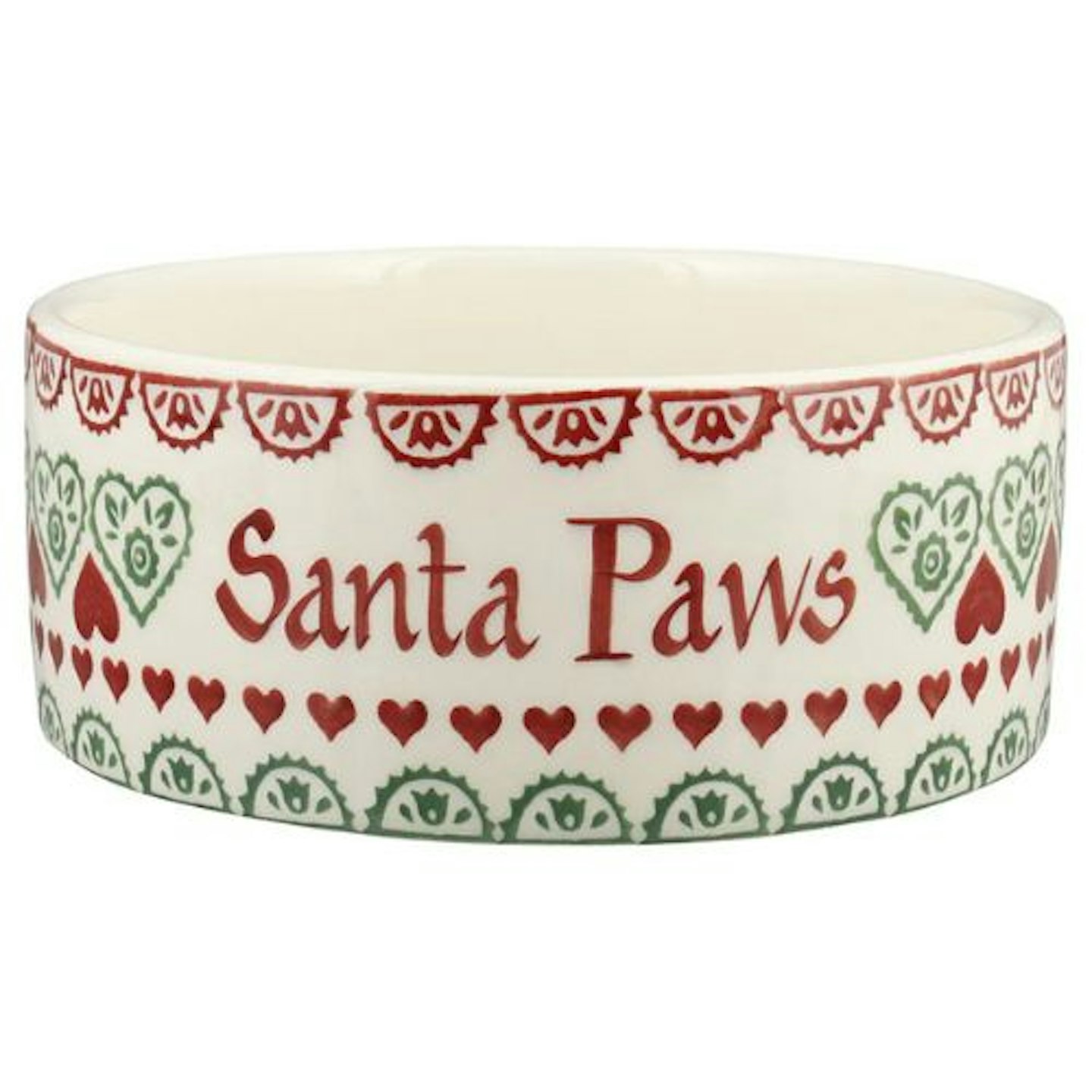 Personalised Christmas Sampler Large Pet Bowl