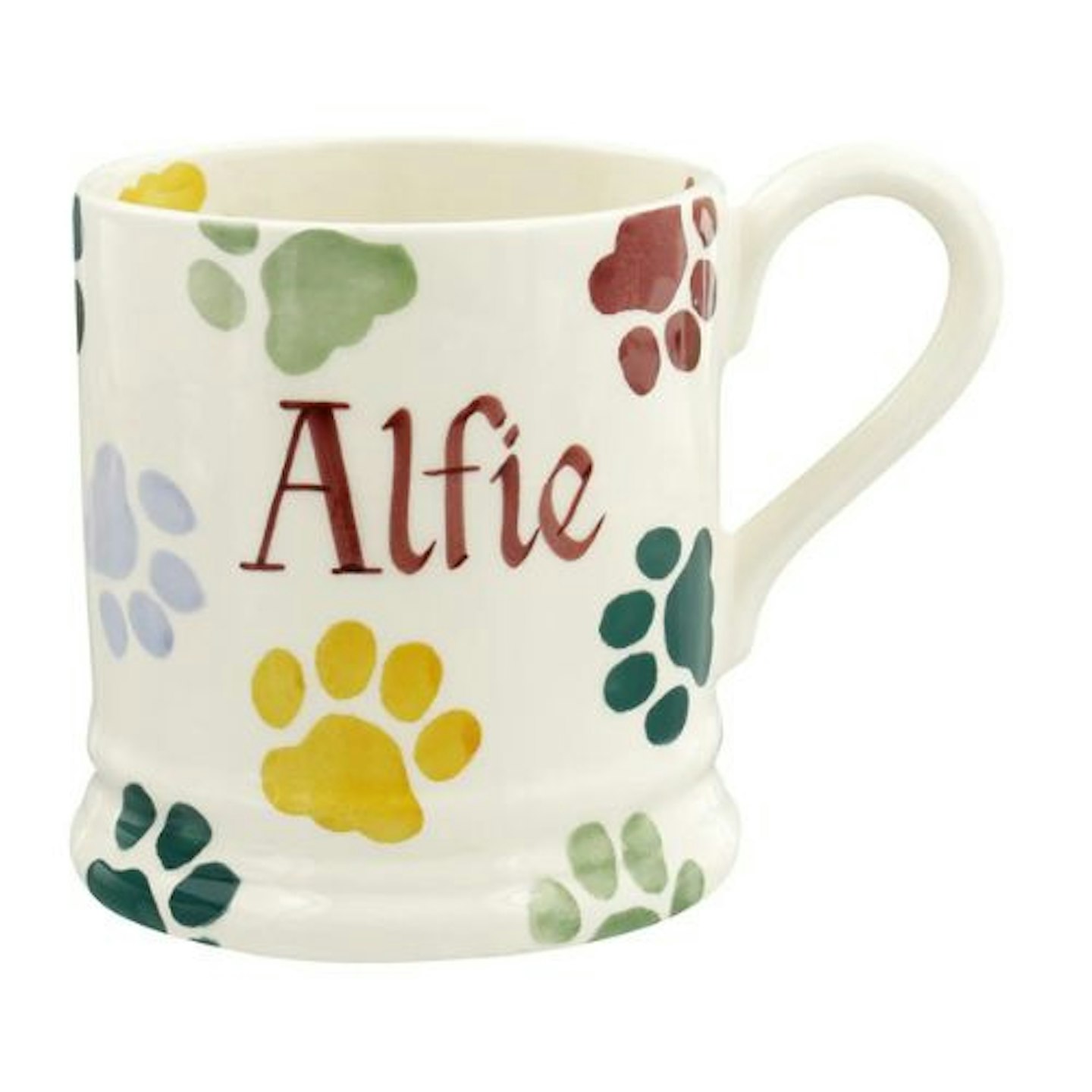 Personalised Polka Paws Mug