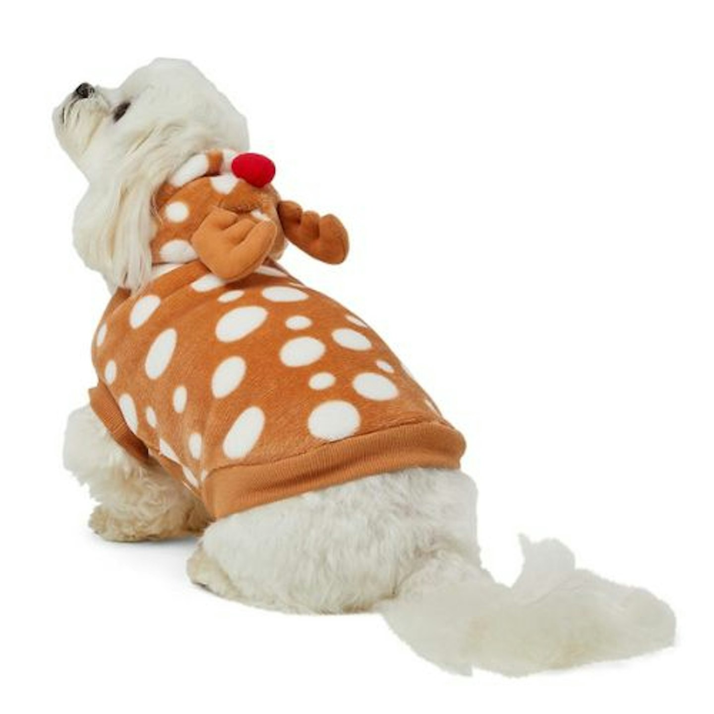 Pets at Home Christmas Reindeer Dog Hoodie