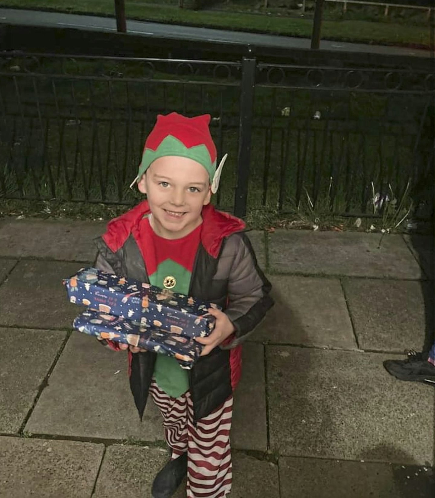 boy spends savings on xmas gifts for other kids
