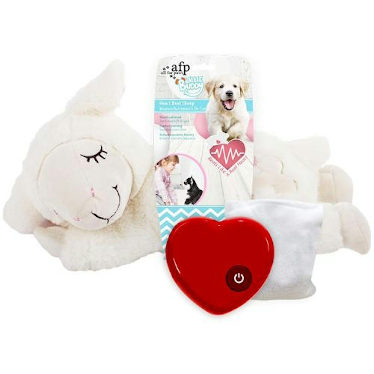 All For Paws Little Buddy Heart Beat Puppy Toy
