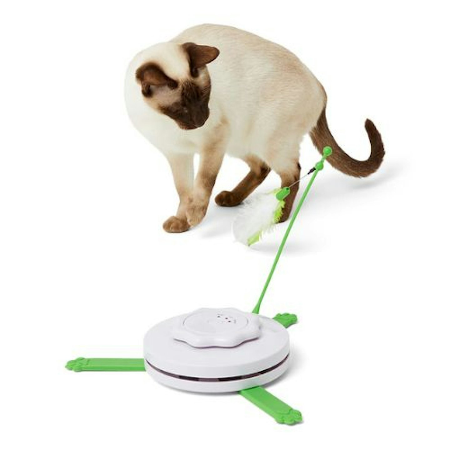 Pets at Home Invisible Flying Mouse 2 in 1 Interactive Cat Toy