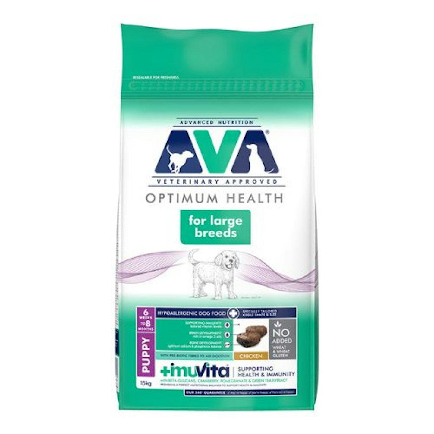 product image of AVA Optimum Health Large Breed Puppy Dry Dog Food Chicken